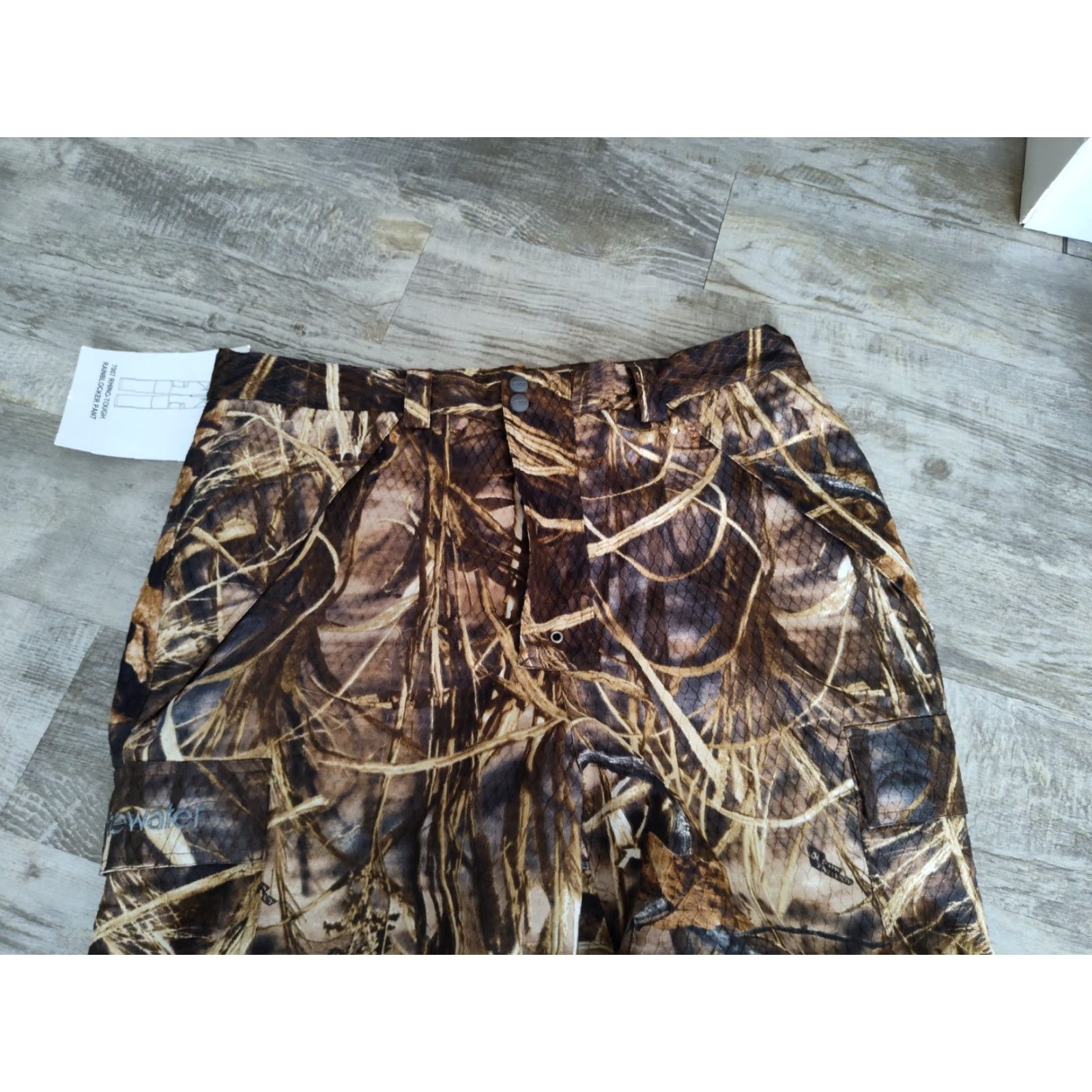 Vintage Vintage Yes Whitewater Brand Whitewater Pants Men's L Rainblocker Camo Hunting Advantage Max 4HD NWT 7007 Size US 33 - 6 Thumbnail