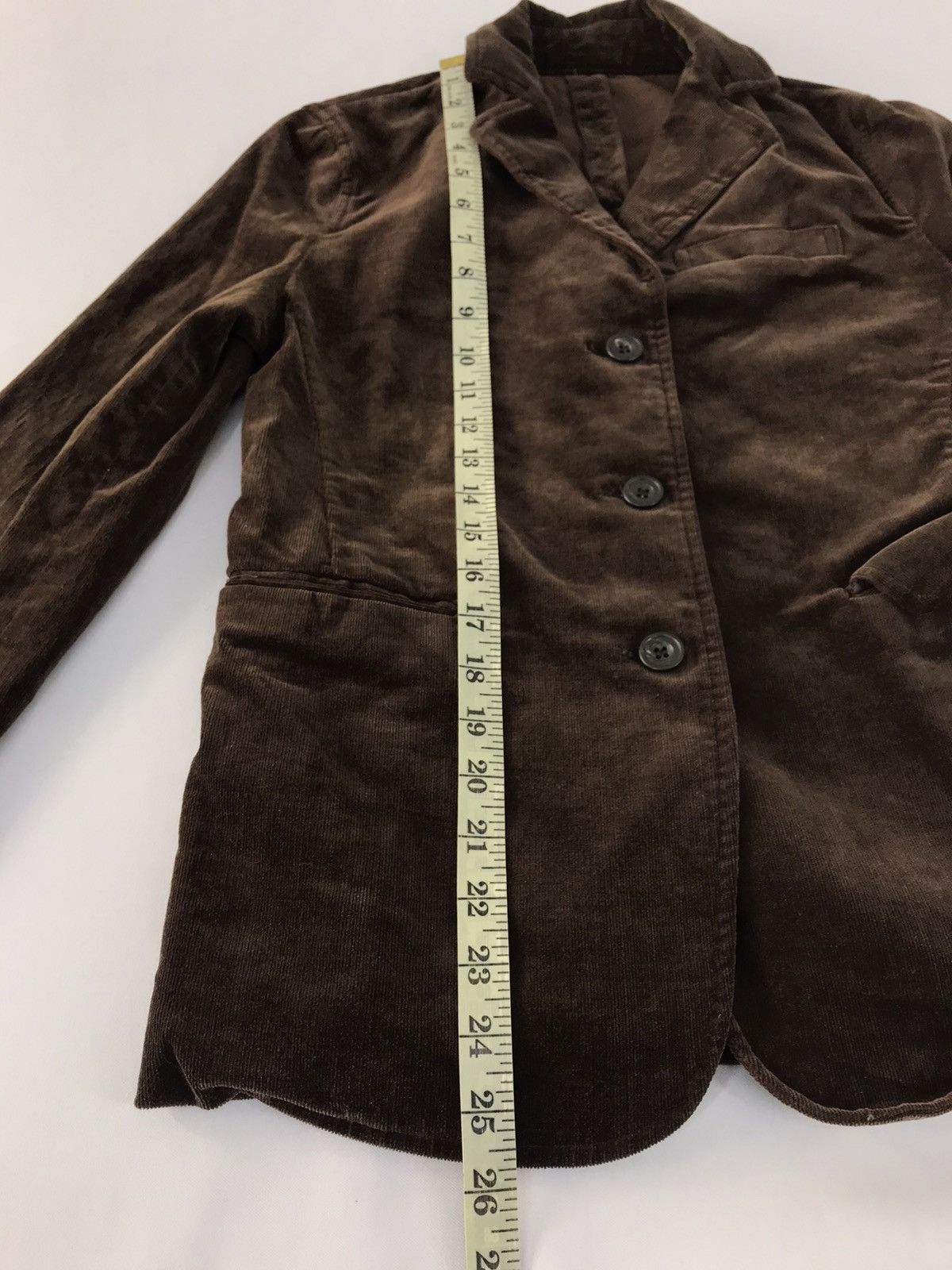 Japanese Brand Ray Beam Corduroy Coat Jacket Full Button Double Pocket Size XS / US 0-2 / IT 36-38 - 10 Thumbnail