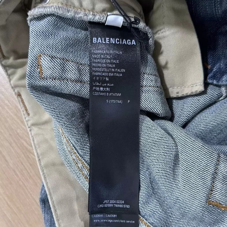 Other Balenciaga size S 25 embroidered alphabet baggy pant style Size US 26 / EU 42 - 5 Thumbnail