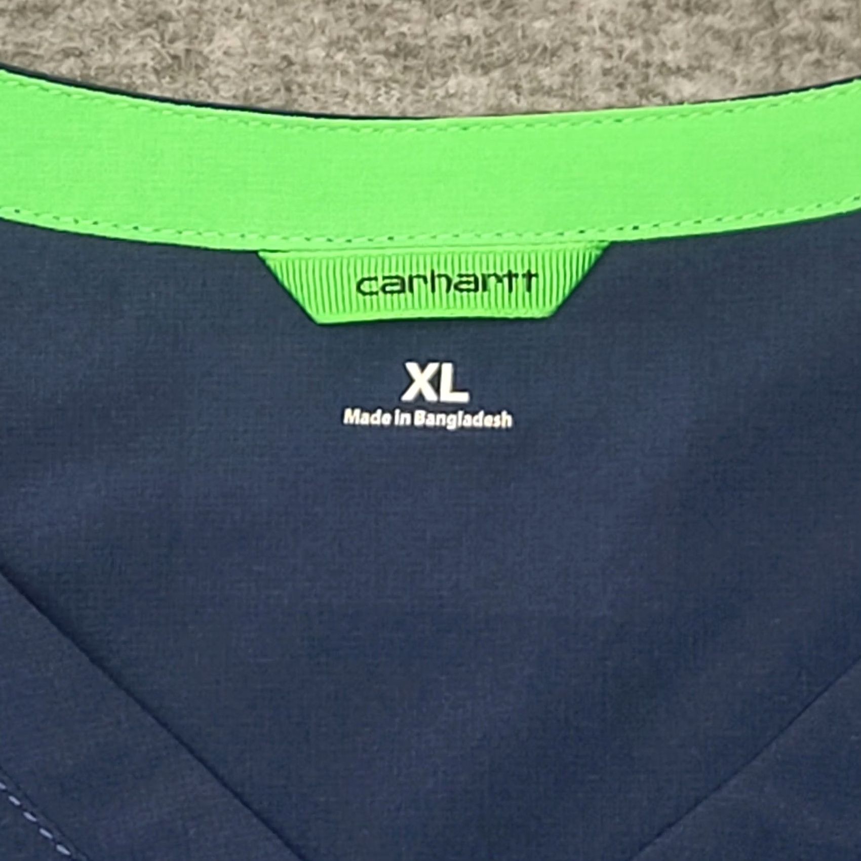 Carhartt VINTAGE Carhartt Liberty Scrub Top Women XL Navy Blue V-Neck Medical Nursing Shirt Force Size XL / US 12-14 / IT 48-50 - 3 Thumbnail