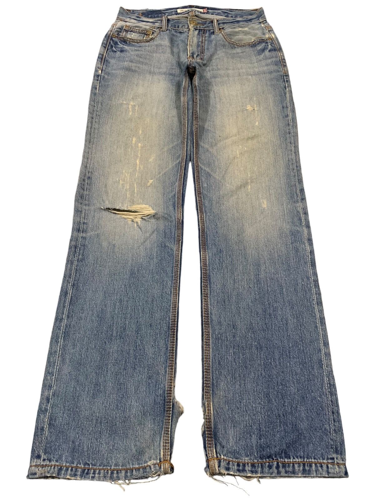 Aeropostale Vintage Aeropostale Mud Wash Distressed Grunge Jeans Size US 30 / EU 46 - 1 Thumbnail