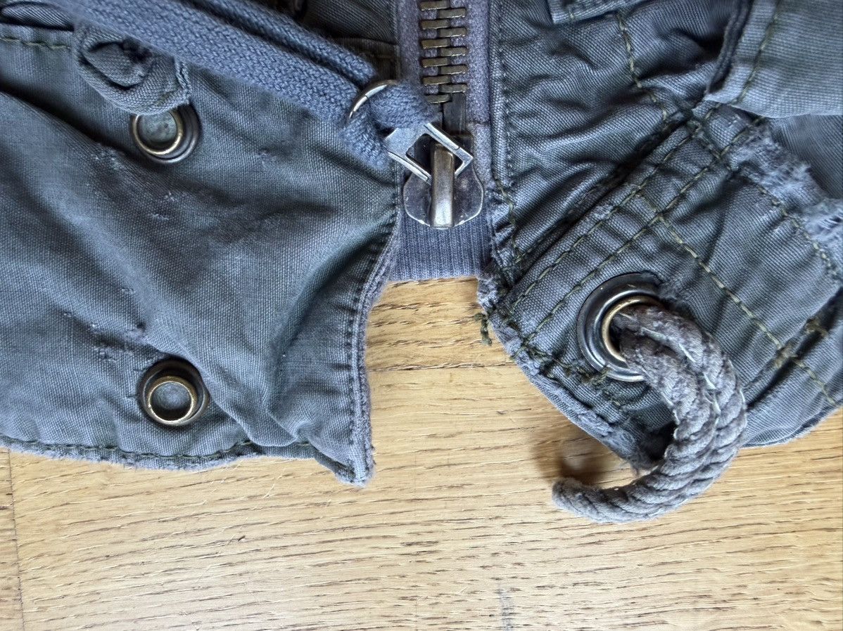 Greg Lauren NWOT 2500$ 50/50 Quilted Charcoal Flight Jacket Size US L / EU 52-54 / 3 - 14 Thumbnail