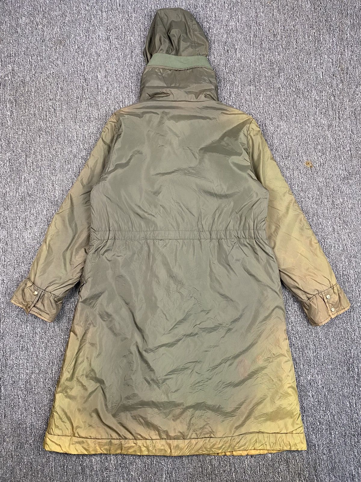 Trussardi × Vintage Trussardi Olive green sunfaded Parka Size S / US 4 / IT 40 - 11 Thumbnail