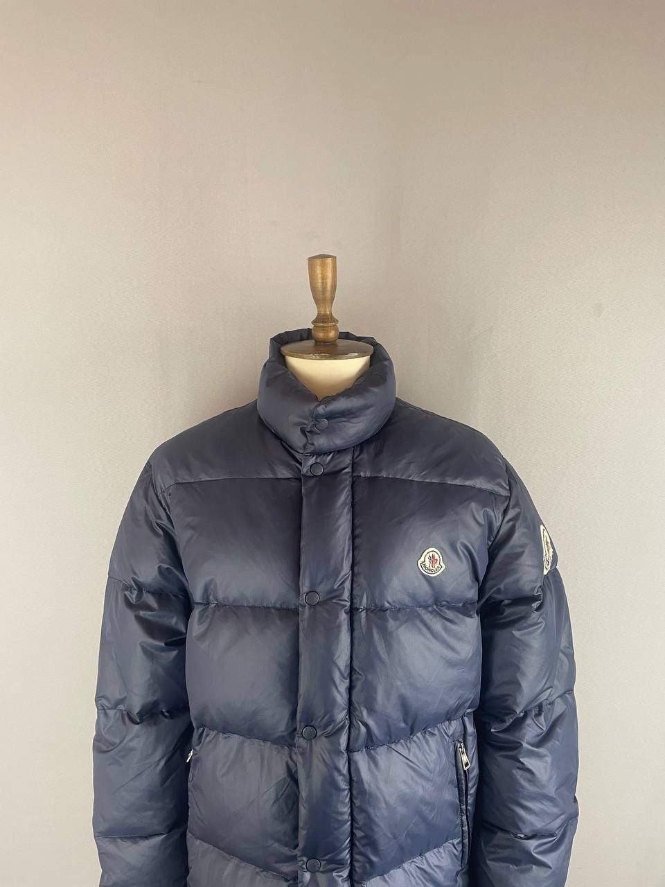 Moncler Moncler Grenoble Vintage Down Jacket Navy 1990s Size US L / EU 52-54 / 3 - 2 Thumbnail