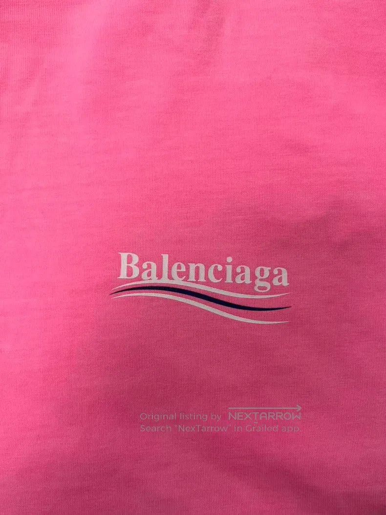 Balenciaga Balenciaga Logo Letter Printed Casual Crew Neck Short Slee Size US XS / EU 42 / 0 - 3 Thumbnail