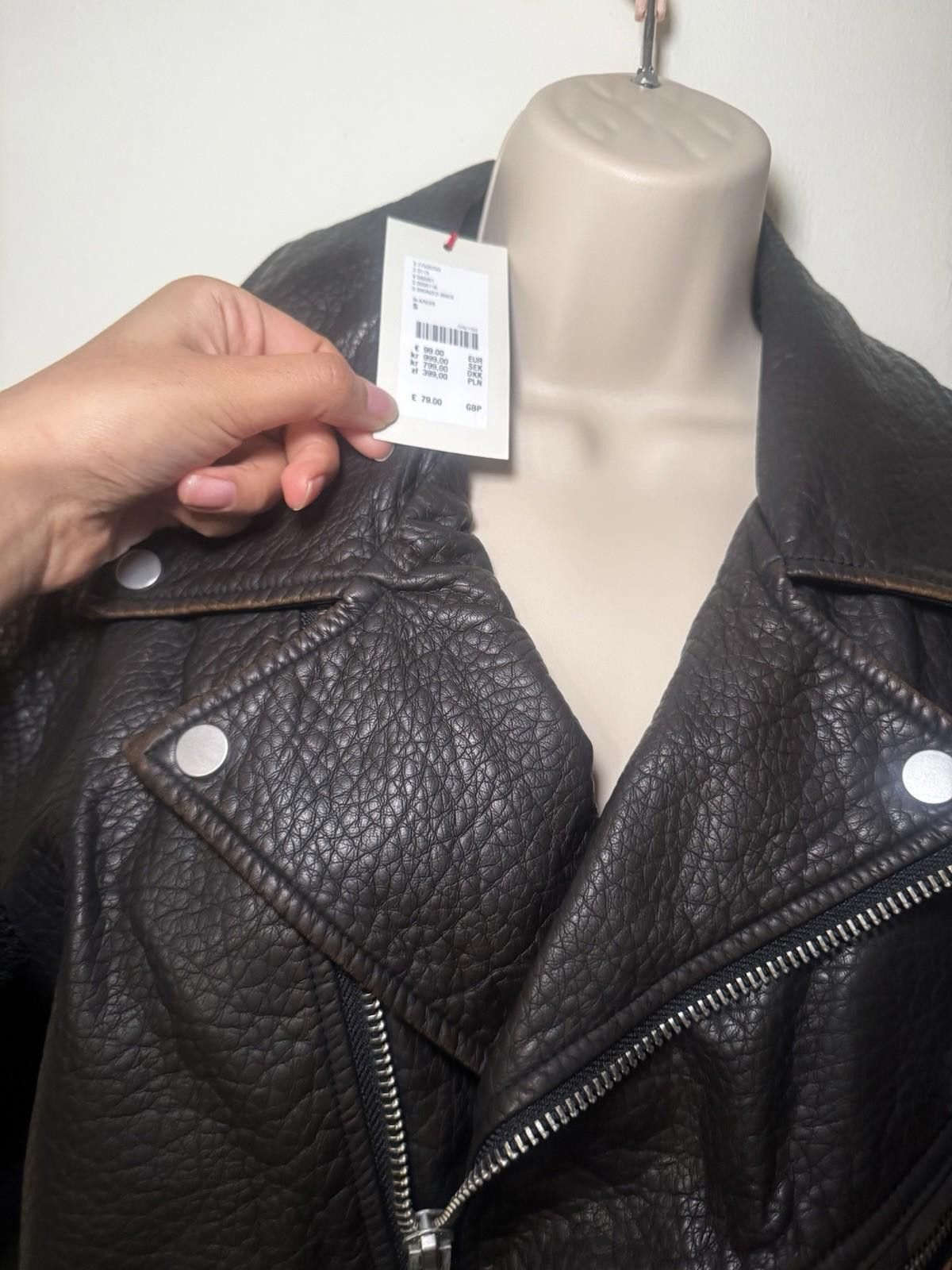 Bdg BDG Oversized Faux Leather Biker Jacket BNWT S/8 Size S / US 4 / IT 40 - 2 Thumbnail