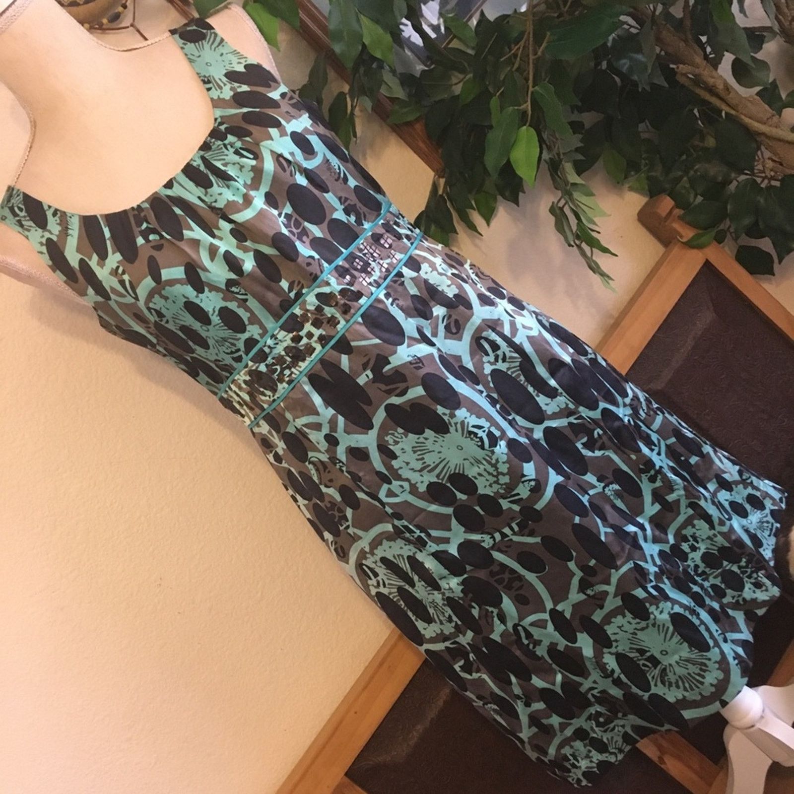Rebecca Taylor Rebecca Taylor 100% silk sequin detail dress Size L / US 10 / IT 46 - 2 Thumbnail