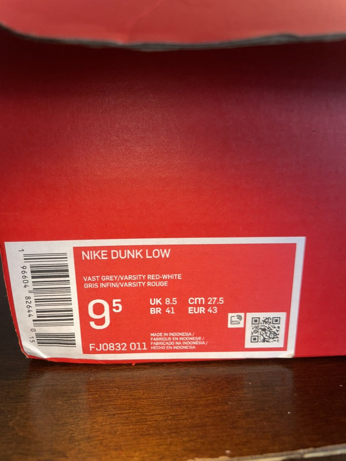 Nike Nike Dunk Low Size US 9.5 / EU 42-43 - 8 Thumbnail