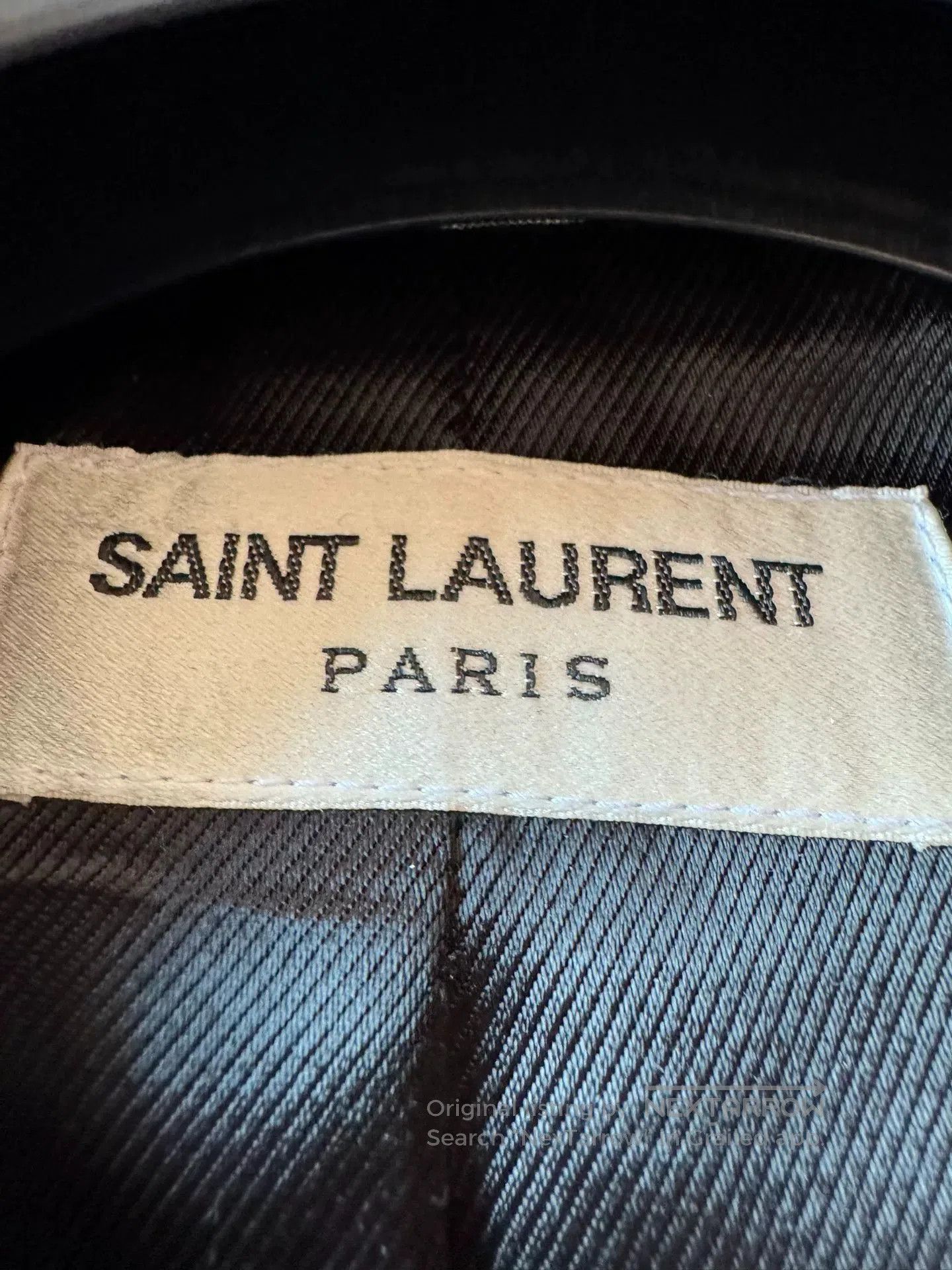 Saint Laurent Paris Saint Laurent Red Black Leather Sleeve Jacket. Size US S / EU 44-46 / 1 - 3 Thumbnail