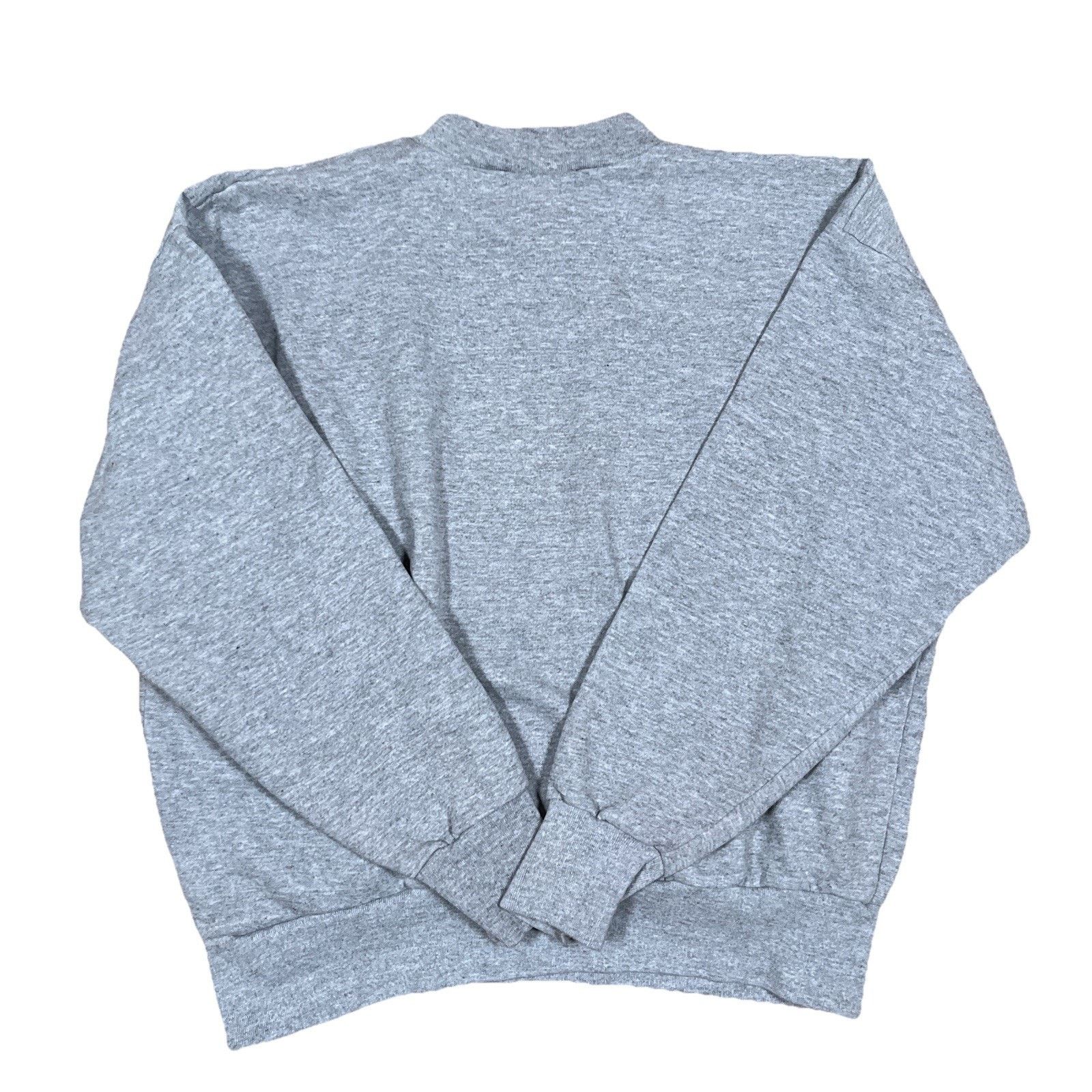 Champion Vintage Champion Grey Blank 80s 90s USA Sweater Pullover Size US L / EU 52-54 / 3 - 2 Thumbnail