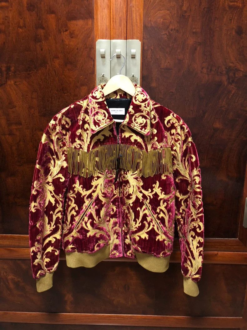 Saint Laurent Paris Saint Laurent Paris Court fringed jacket 2505-Nextarrow Size US L / EU 52-54 / 3 - 1 Thumbnail