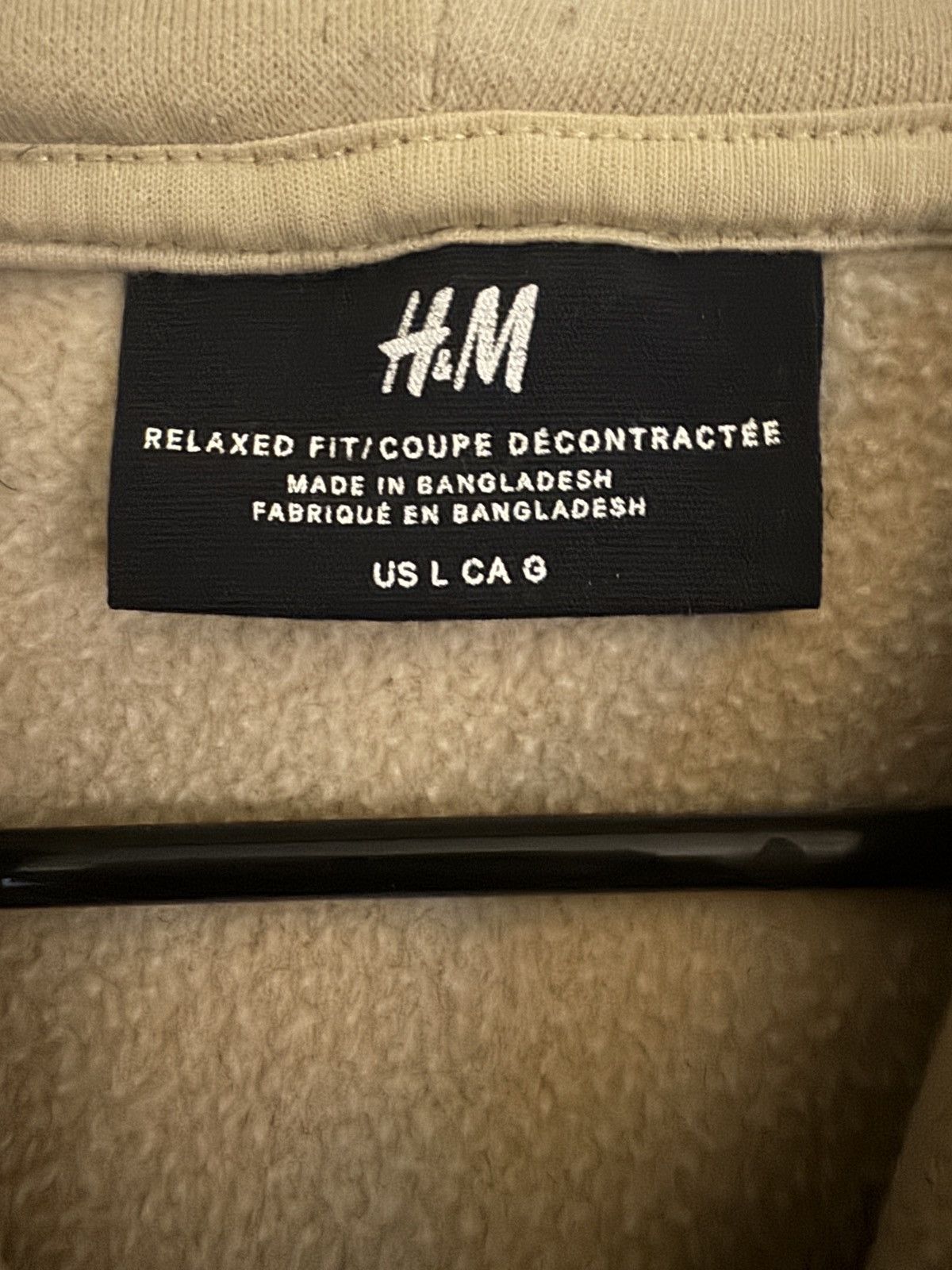 H&M H&M Tan Hoodie Size US L / EU 52-54 / 3 - 2 Thumbnail