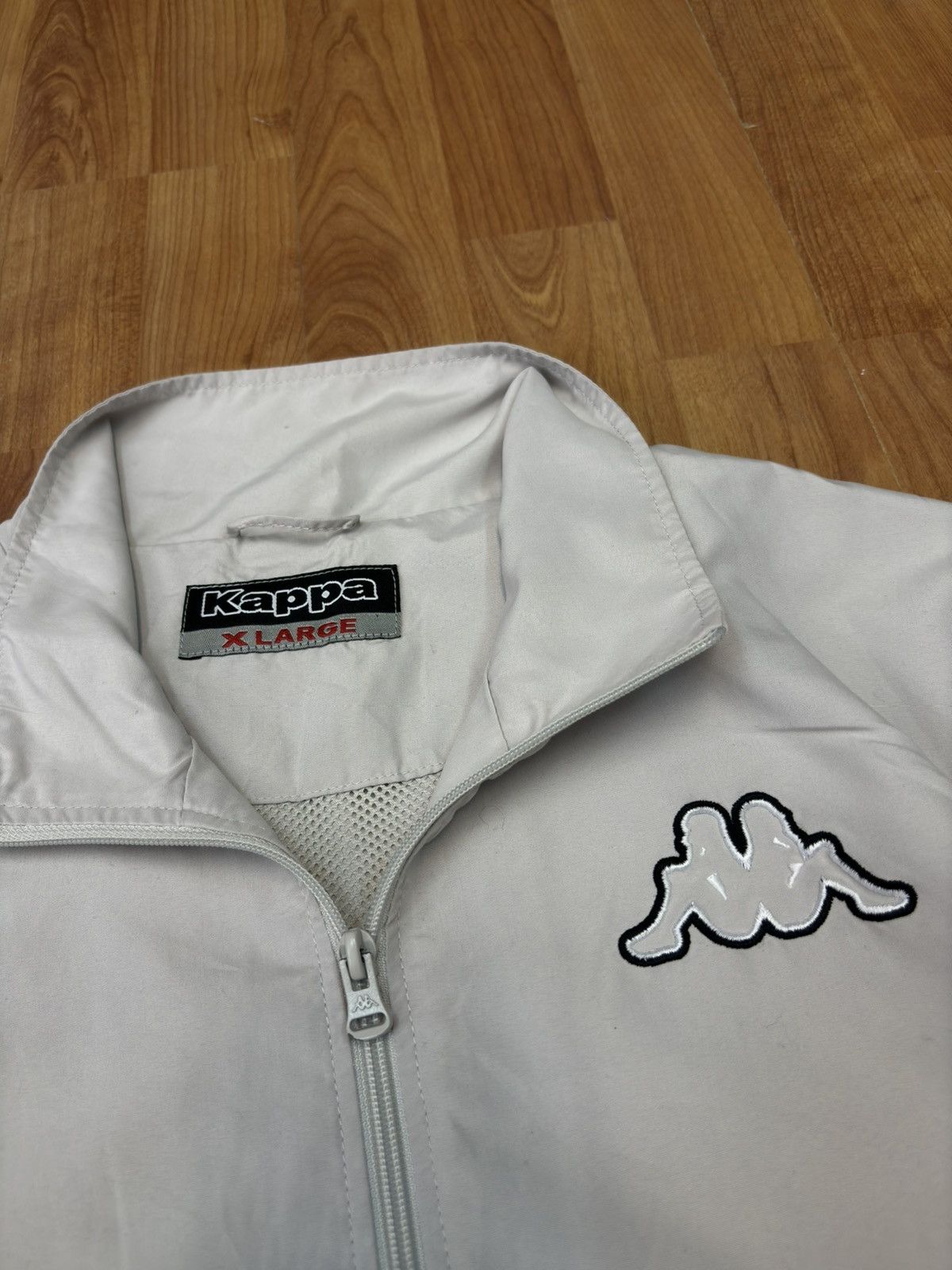Kappa Vintage Kappa Windbreaker Big Logo Jacket Style Size US XL / EU 56 / 4 - 4 Thumbnail
