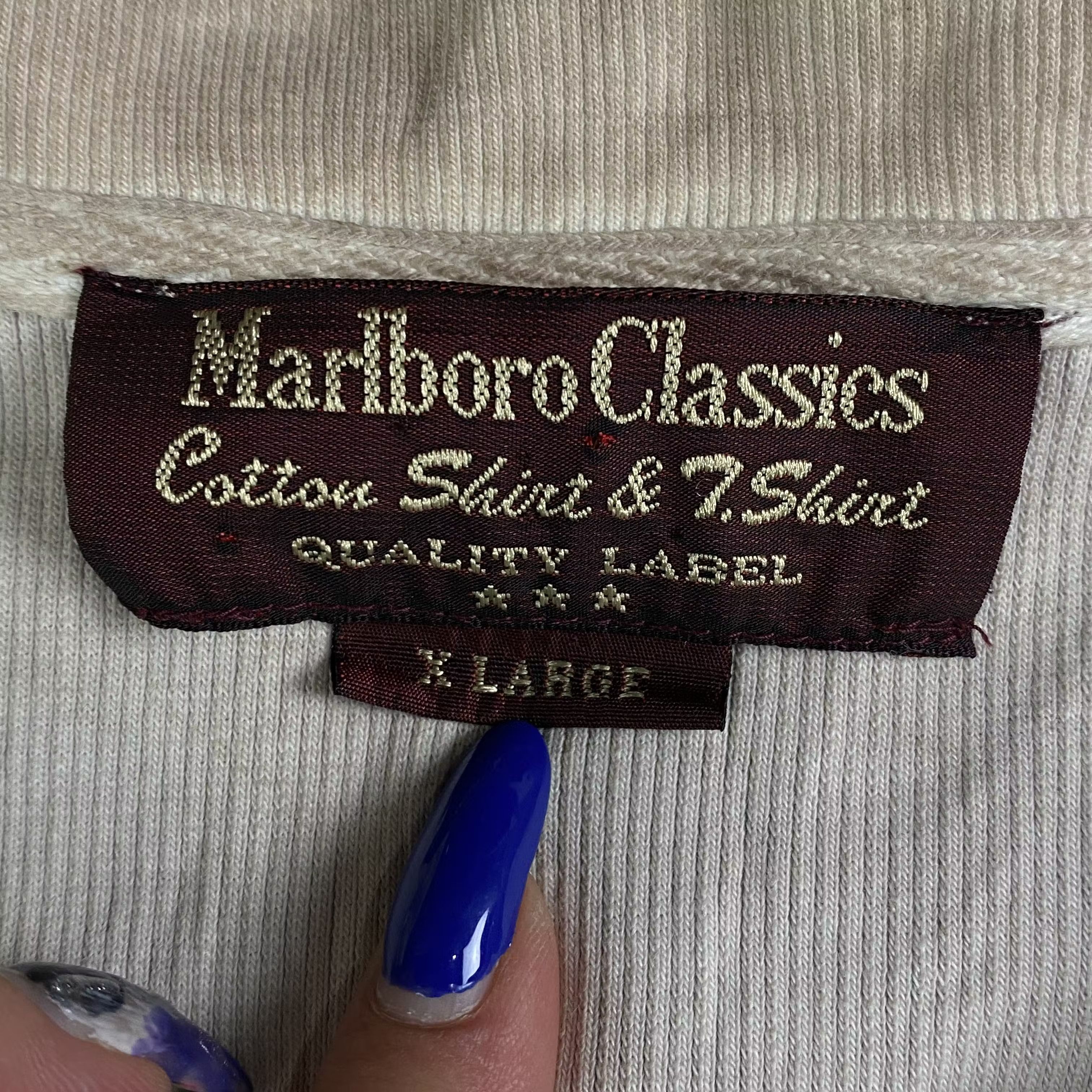 Marlboro × Vintage Men’s Sweatshirt Pullover 1/3 Zip Marlboro Vintage Size XL Size US XL / EU 56 / 4 - 6 Thumbnail