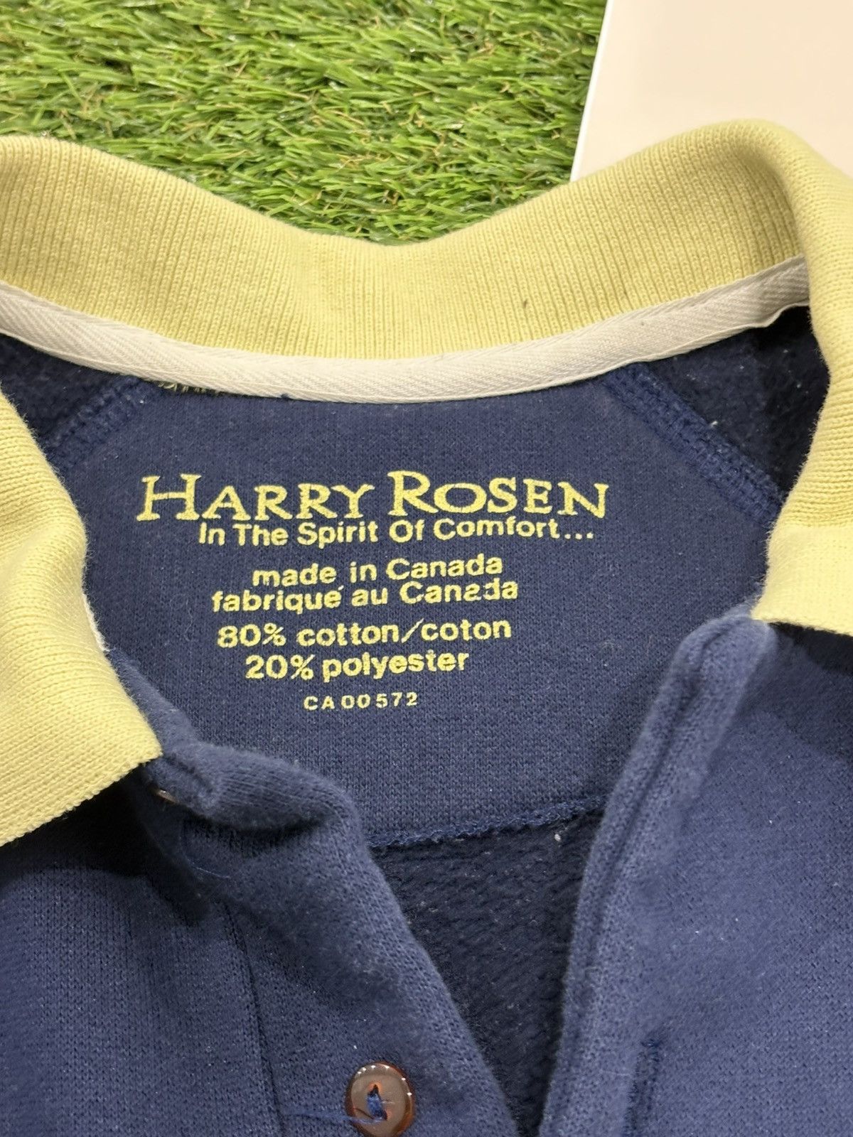 Harry Rosen VINTAGE RARE HARRY ROSEN SPORT PULLOVER SWEATER Size US XL / EU 56 / 4 - 3 Thumbnail