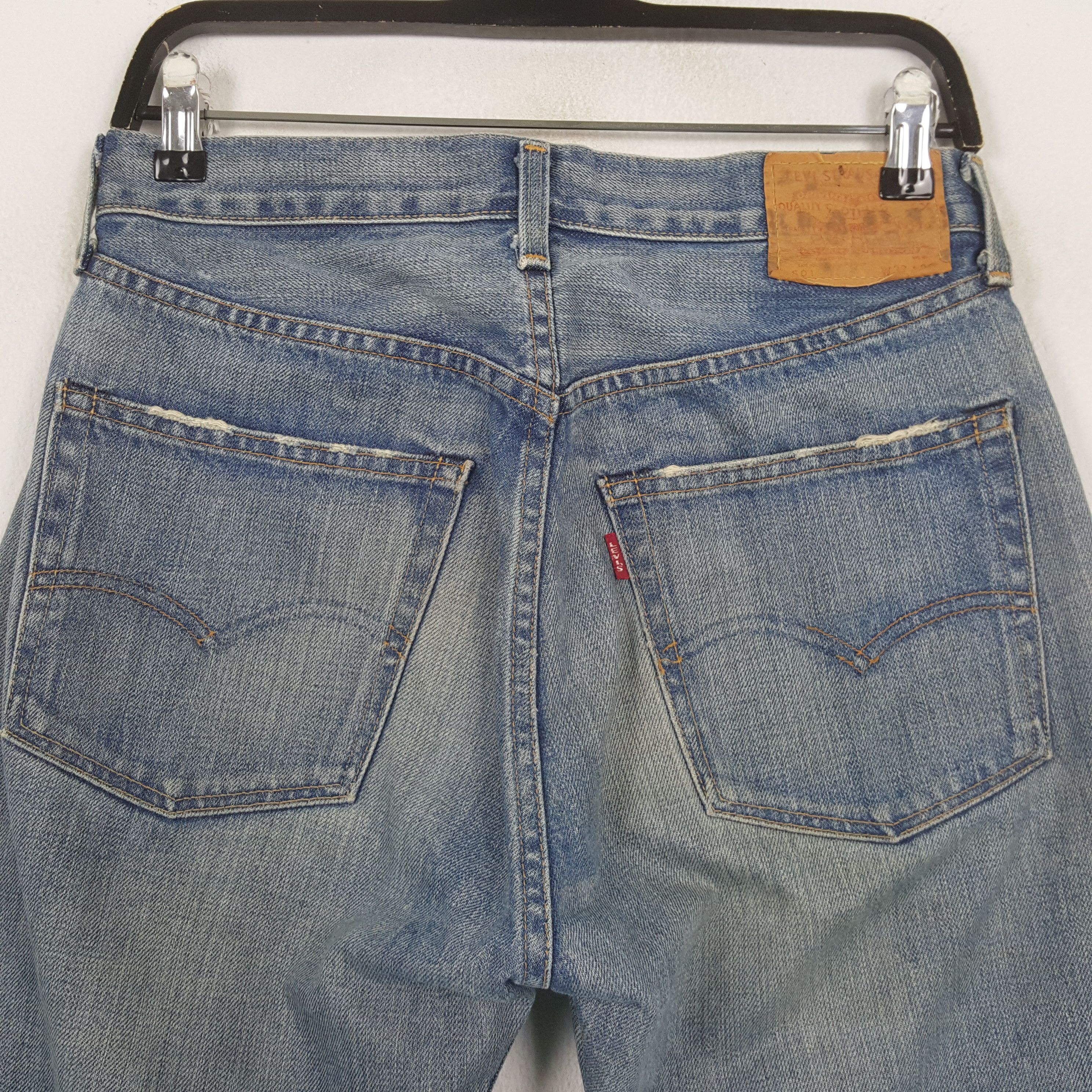 Levi's Levis Big E Selvedge Streetwear Style Jeans RR14 Size US 29 - 5 Thumbnail
