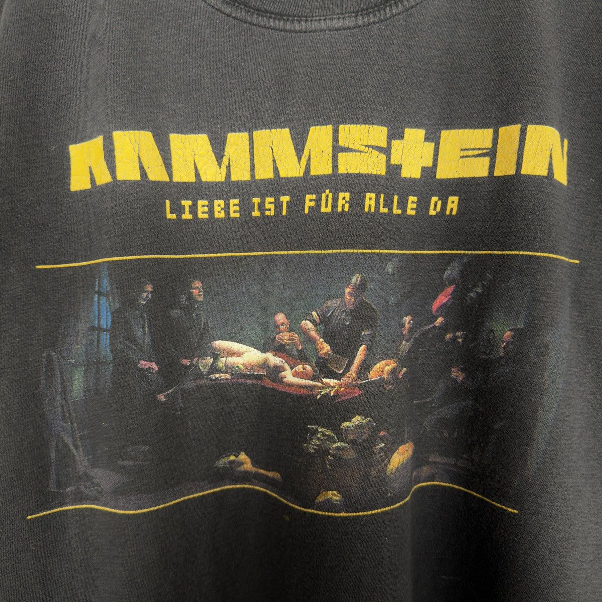 Band Tees Vintage Rammstein Liebe Ist Fur Alle Da Metal Band T Shirt Size US L / EU 52-54 / 3 - 4 Thumbnail
