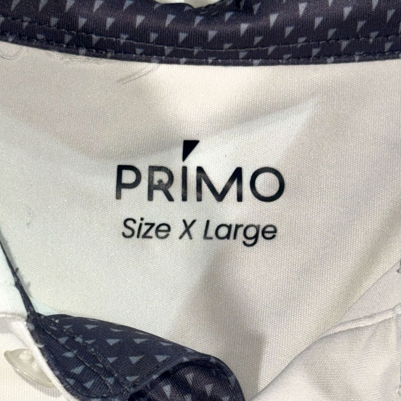 Vintage Primo Golf Polo Shirt White Pocket Polo Short Sleeve XL Mens Golf Shirt Moisture Wicking Classic Fit 30 in Chest 47 in 23.5 in Pit to Pit Size US XL / EU 56 / 4 - 2 Thumbnail