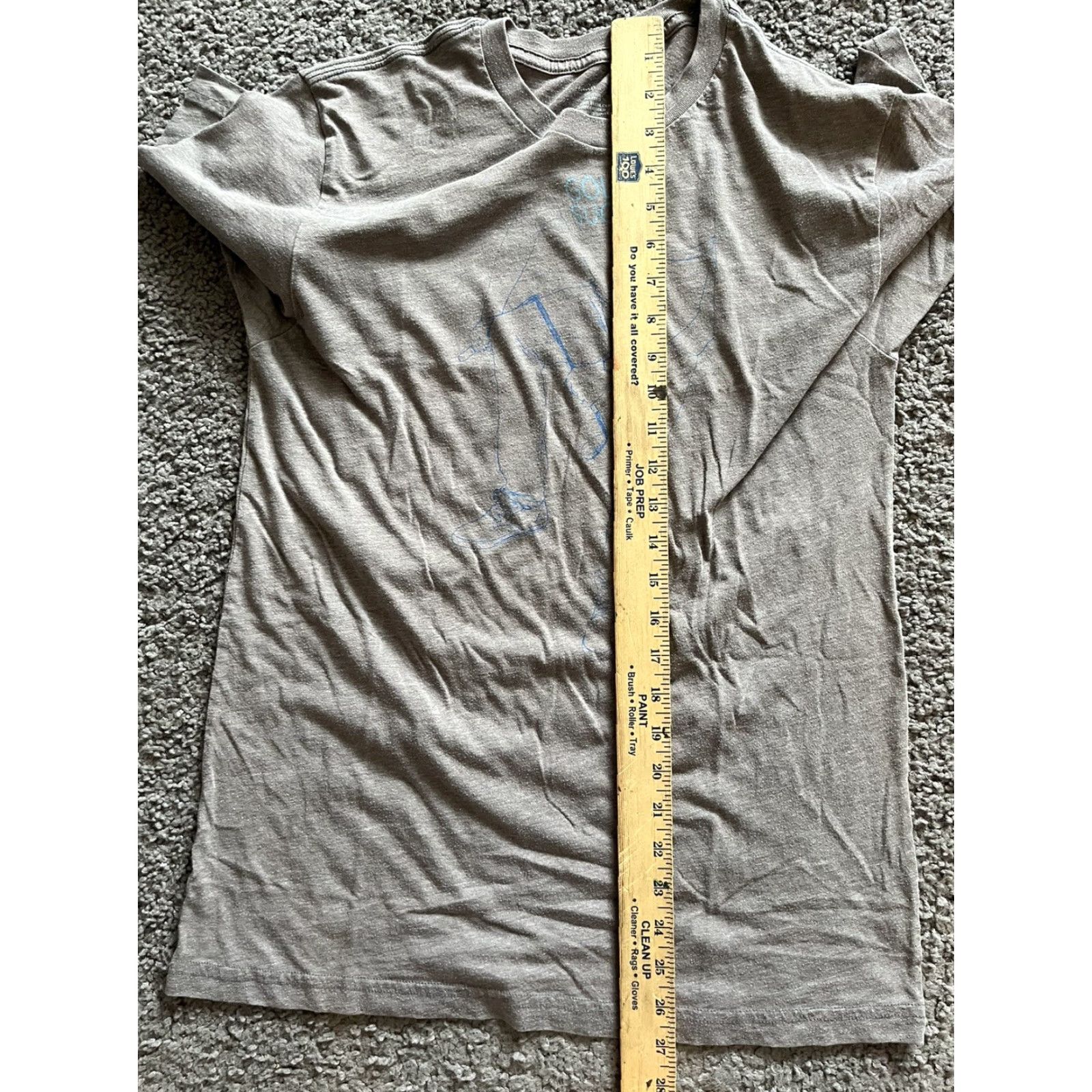 TravisMathew TRAVIS MATHEW Gray Short Sleeve Crew Neck T-Shirt Men Small Graphic Sports Size US S / EU 44-46 / 1 - 6 Thumbnail