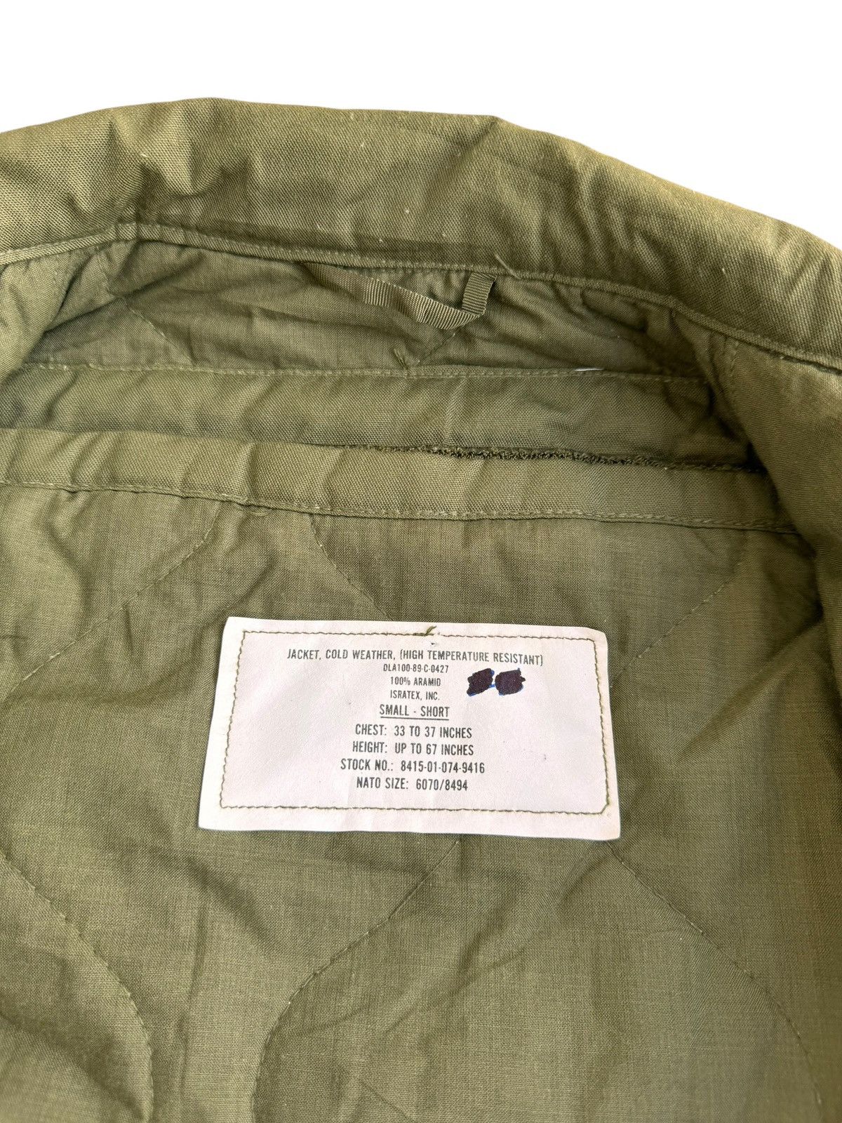 Third & Army Vintage US Military Weather High Temp Bomber Jacket Size US S / EU 44-46 / 1 - 14 Thumbnail