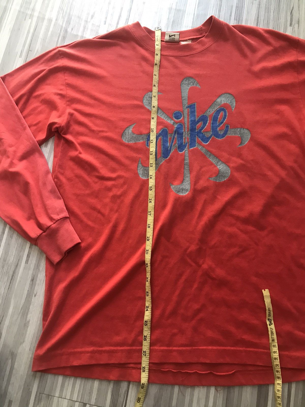 Nike × Vintage 90s Vintage Nike Tshirt Size US L / EU 52-54 / 3 - 5 Thumbnail