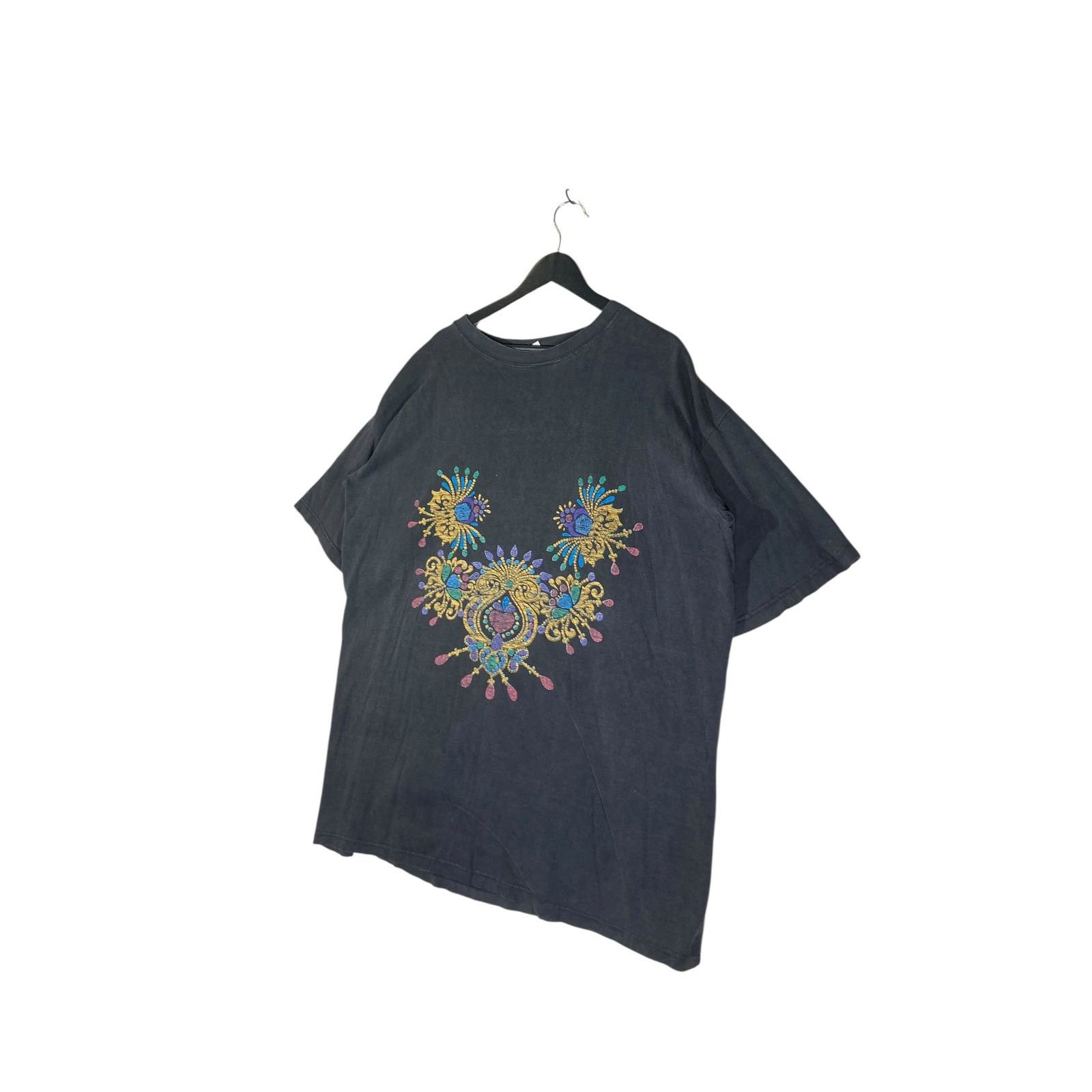 Vintage Vintage Mirrored Motifs Tee XXL Size US XXL / EU 58 / 5 - 3 Thumbnail