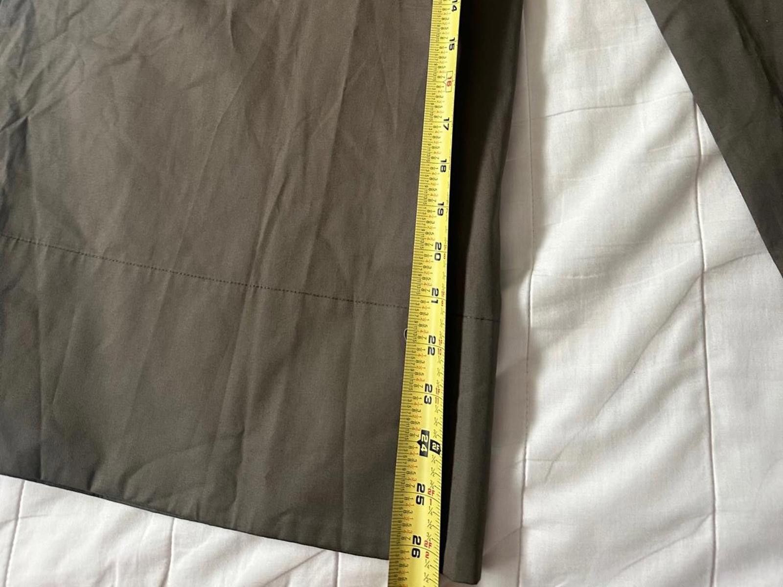 Other Prose & Poetry “Aiden” Wide-Leg Paper-Bag Pants – S - Olive Size 28" / US 6 / IT 42 - 7 Thumbnail