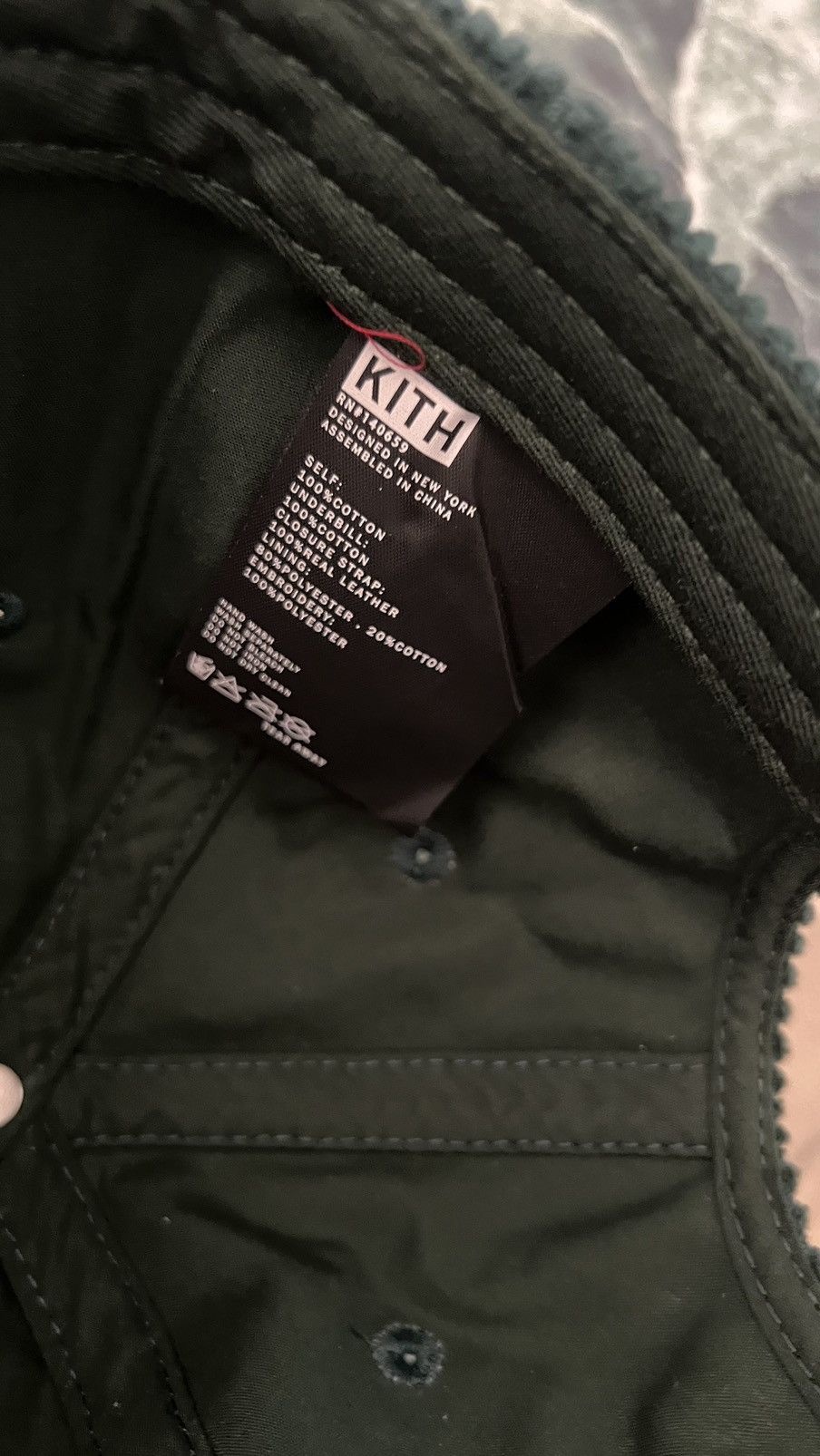 Kith Kith Stadium Green Corduroy Cap Size ONE SIZE - 2 Thumbnail