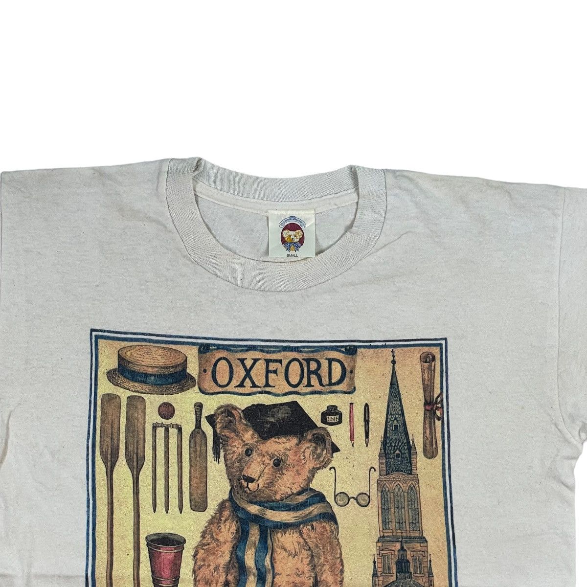 Oxxford Clothes 🔥LAST PRICE🔥 VTG Oxford The English Teddy Bear Company Tee Size US S / EU 44-46 / 1 - 3 Thumbnail