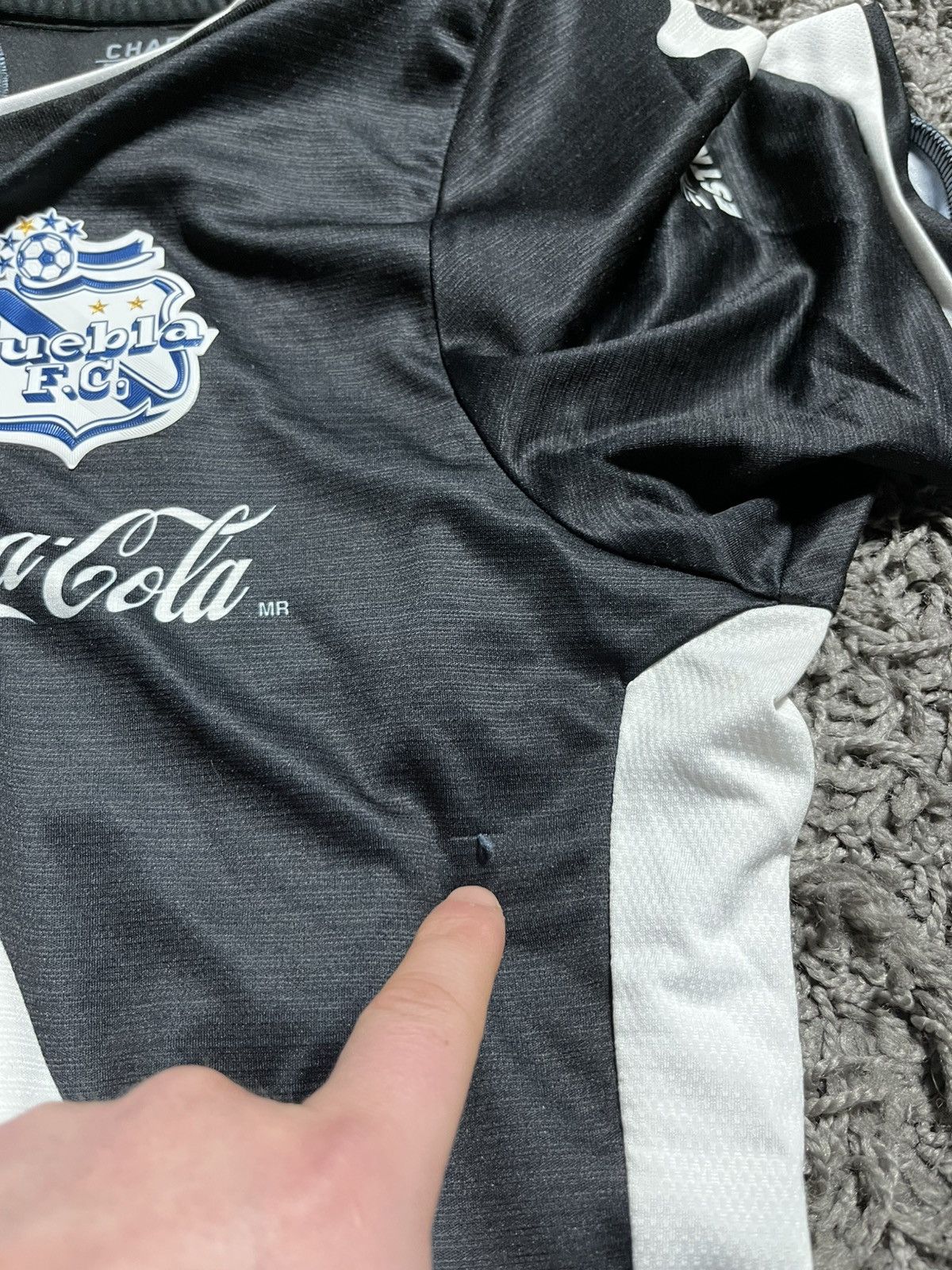 Vintage CHARLY FC PUEBLA 2016/17 TRIKOT SOCCER JERSEY Size US L / EU 52-54 / 3 - 5 Thumbnail
