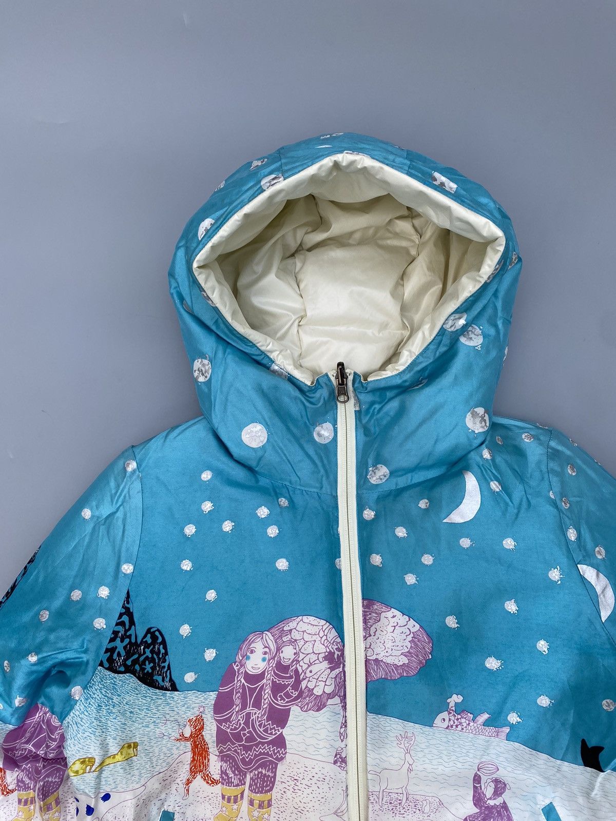 Tsumori Chisato Reversible Winter Living Print Puffer Down Jacket Size M / US 6-8 / IT 42-44 - 8 Thumbnail