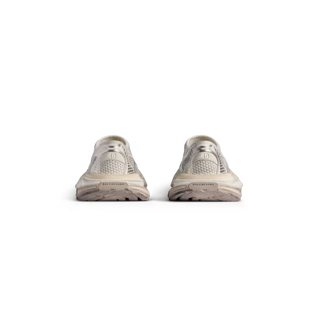 Balenciaga o1mt1gz0125 3XL Slip On Sneakers in White Size US 6 / EU 39 - 3 Thumbnail