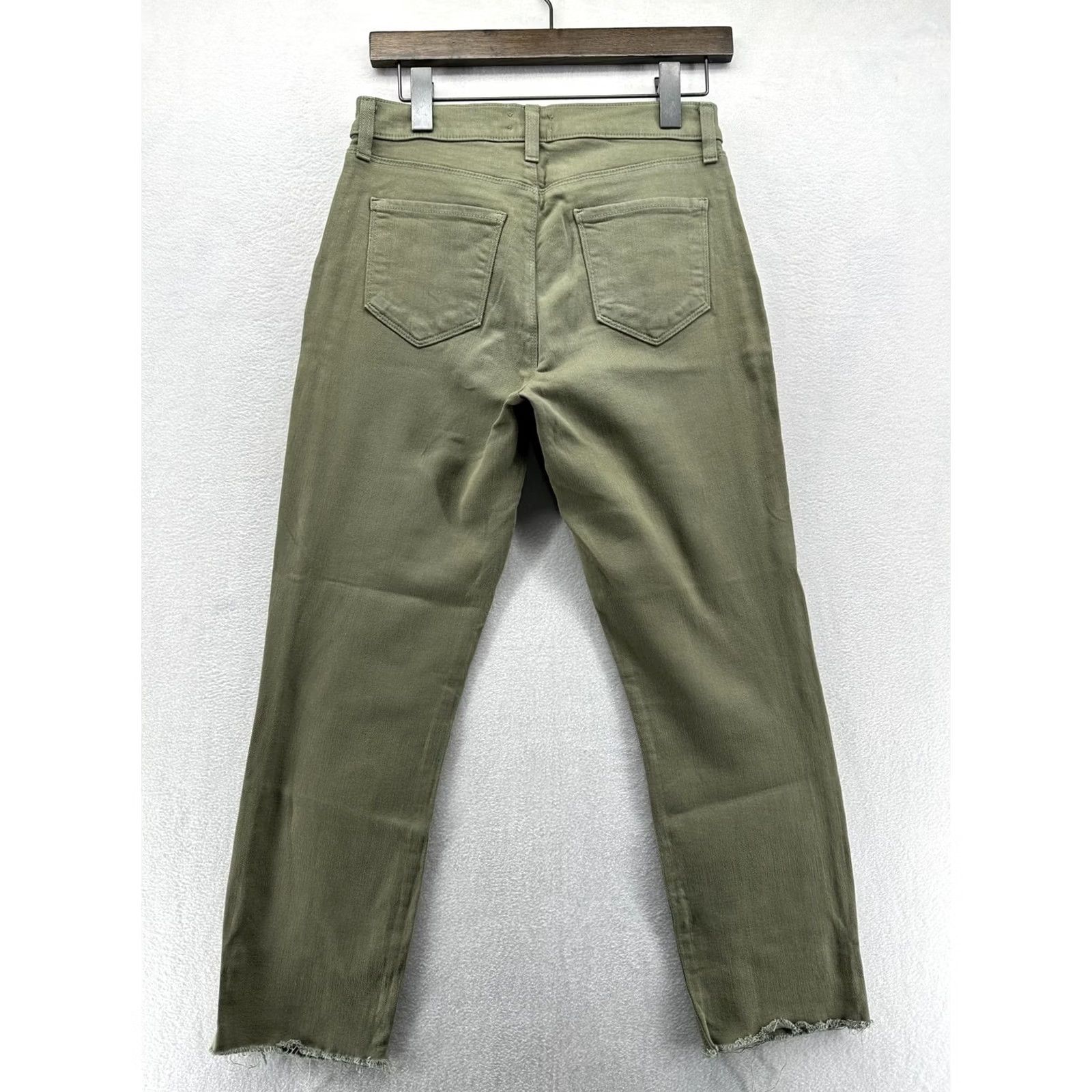 L'AGENCE L'AGENCE Jeans Womens 26 Green High Rise Skinny Crop Raw Hem Denim USA Size 26" / US 2 / IT 38 - 5 Thumbnail