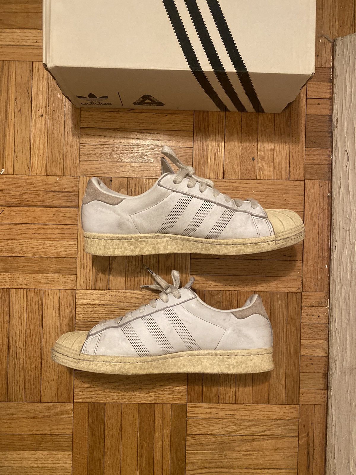Adidas × Palace Adidas Palace Superstars SS19 Size US 9 / EU 42 - 3 Thumbnail
