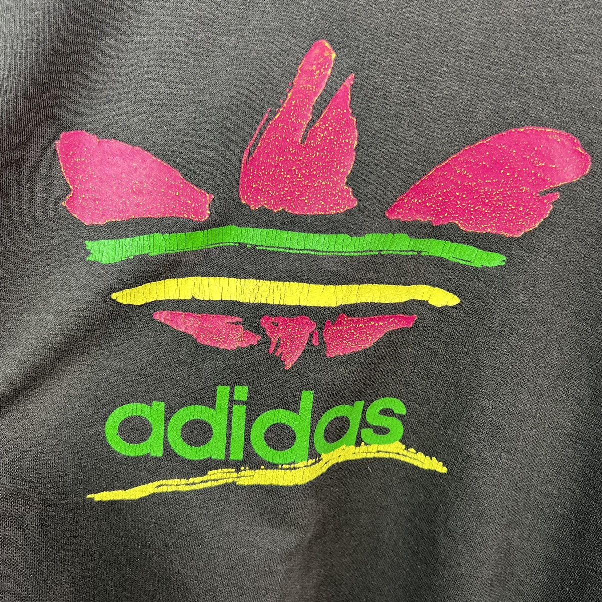 Adidas Adidas Big Logo Vintage Sweatshirt Size US M / EU 48-50 / 2 - 2 Thumbnail