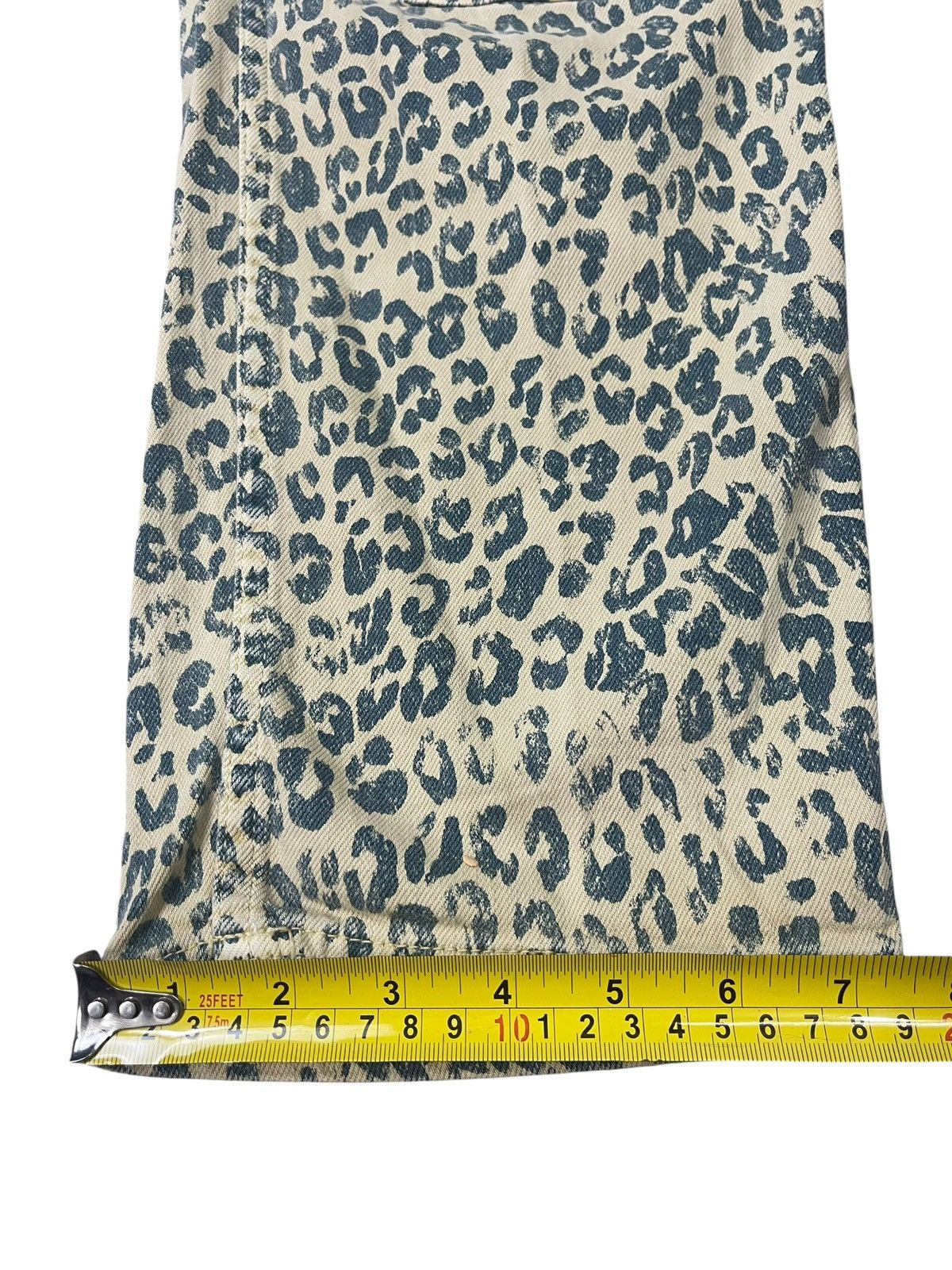 Japanese Brand Vintage Pilcro Jeans Leopard Pattern Fullprint Double Knee Size US 33 - 13 Thumbnail