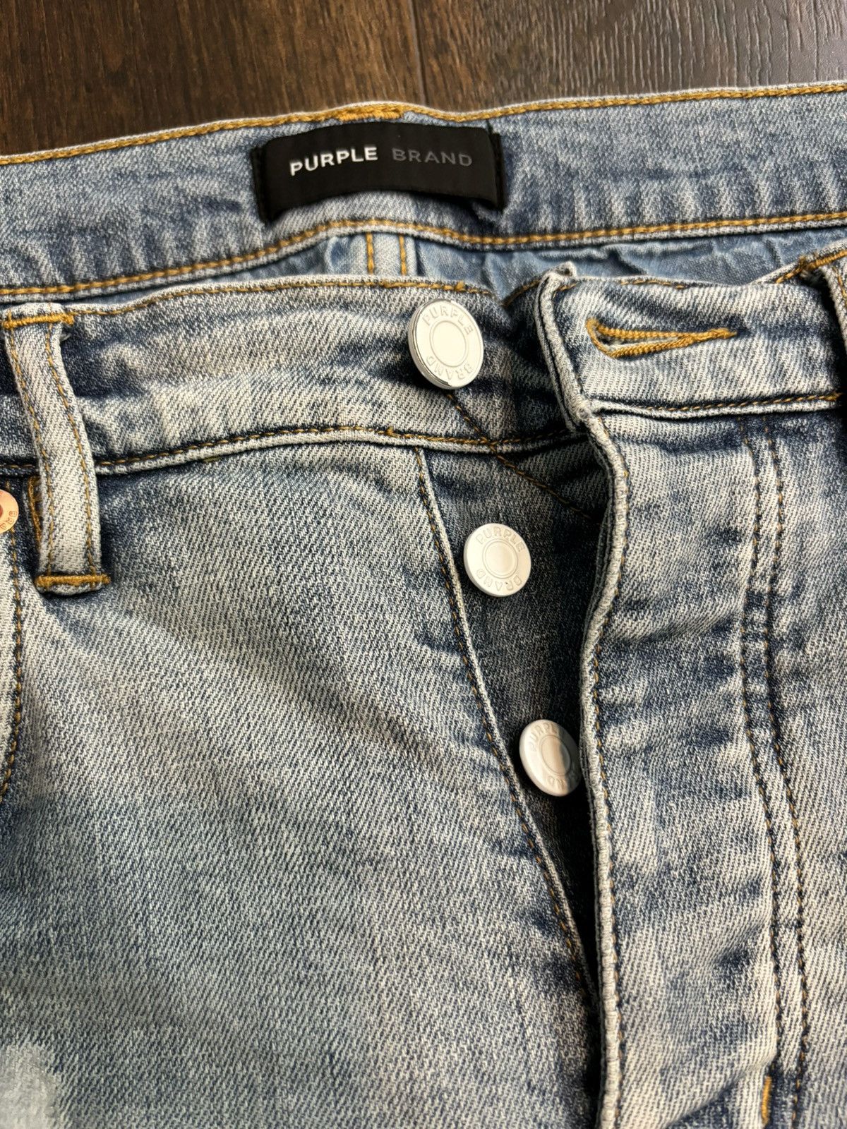 Purple Brand Purple P001 Skinny Jeans Size US 34 / EU 50 - 4 Thumbnail