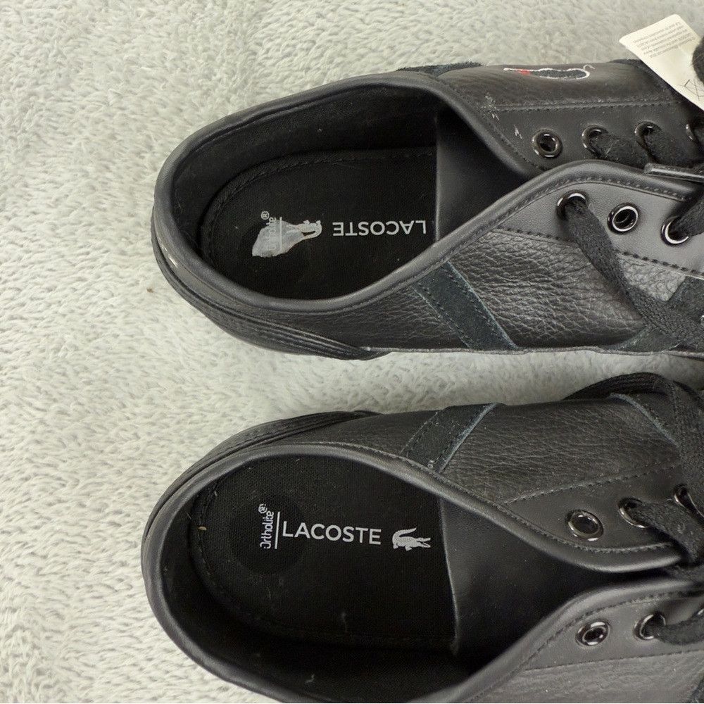Lacoste Lacoste NWT Men's Sz 9.5 US/8.5 UK/42.5 EU Orthiolite Black Size US 9.5 / EU 42-43 - 9 Thumbnail