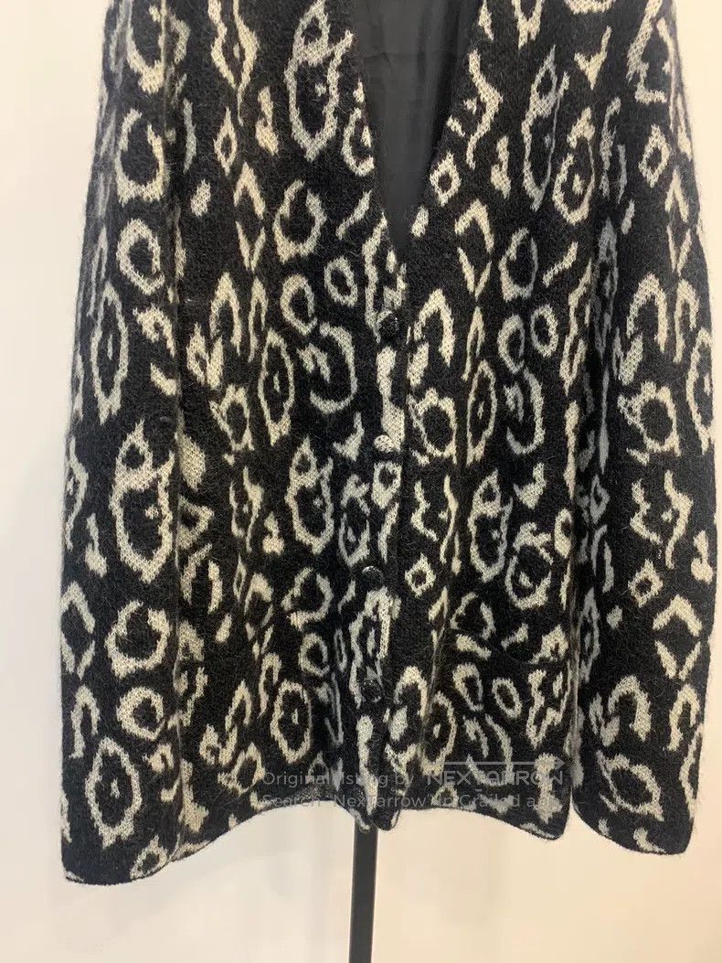 Saint Laurent Paris Saint Laurent Paris Leopard Print Cashmere Cardigan Size US XS / EU 42 / 0 - 3 Thumbnail