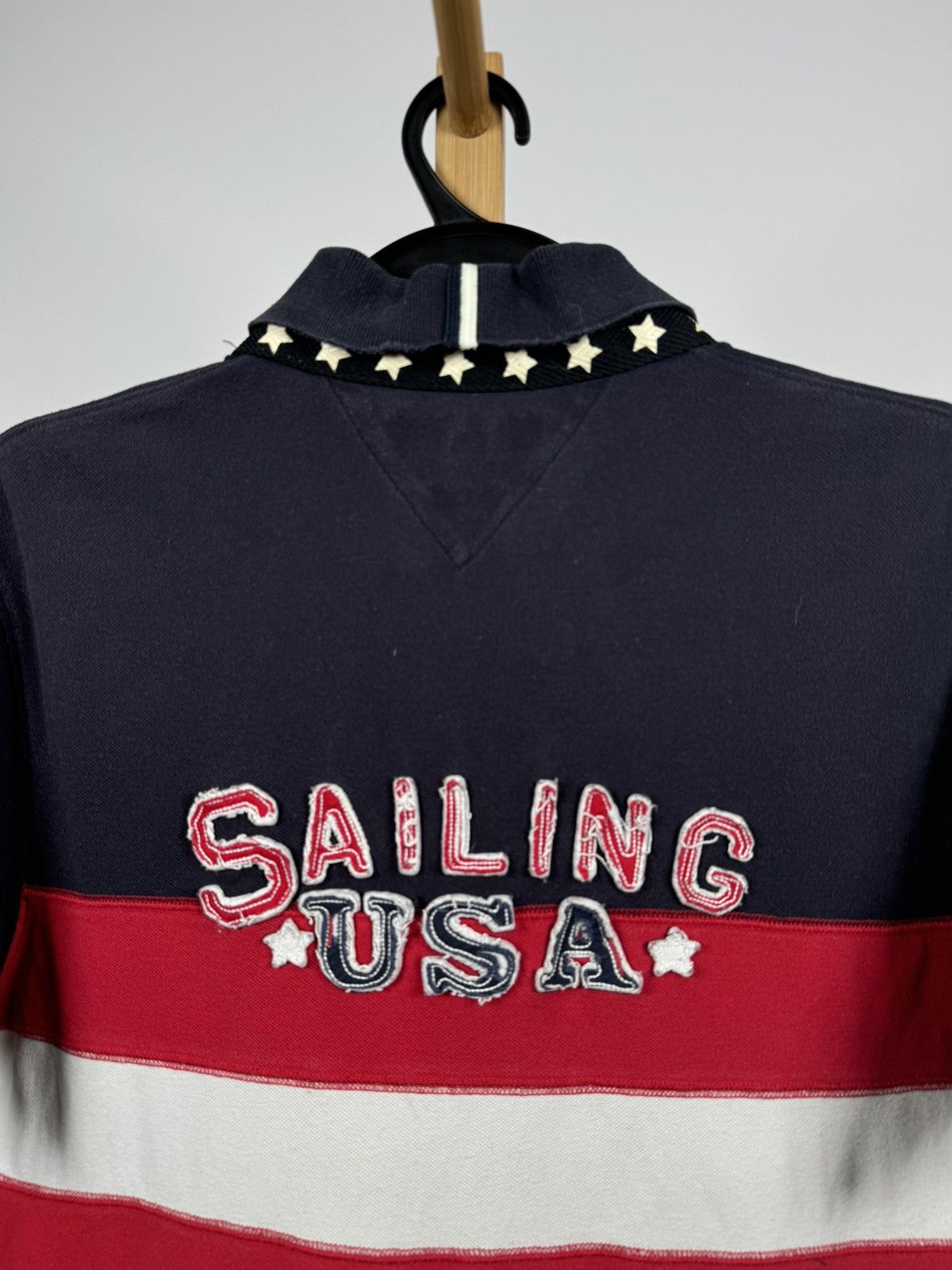 Designer × Tommy Hilfiger Tommy Hilfiger sailing USA t-shirt polo shirt slim fit XL Size US XL / EU 56 / 4 - 5 Thumbnail