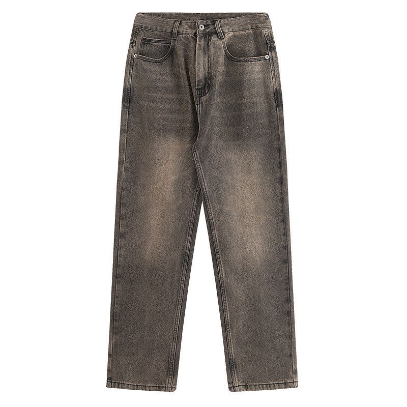 Japanese Brand × Jean Fashion and versatile washed distressed loose straight jeans Size US 32 / EU 48 - 5 Thumbnail