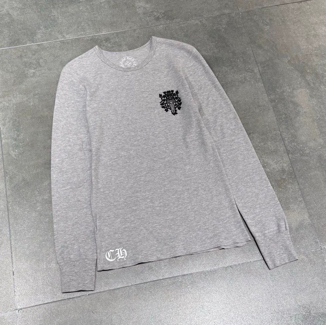Chrome Hearts chrome hearts gray long sleeve shirt Size US M / EU 48-50 / 2 - 1 Thumbnail