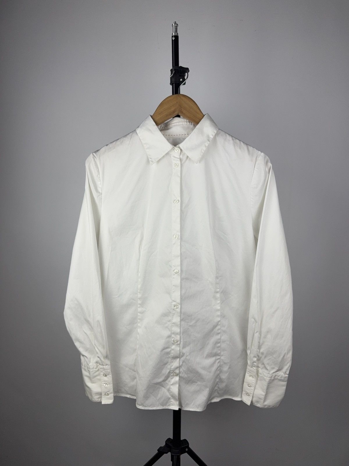 Hugo Boss Designer Luxury HUGO Boss Easy White Shirt Long Sleeve M Size M / US 6-8 / IT 42-44 - 1 Thumbnail