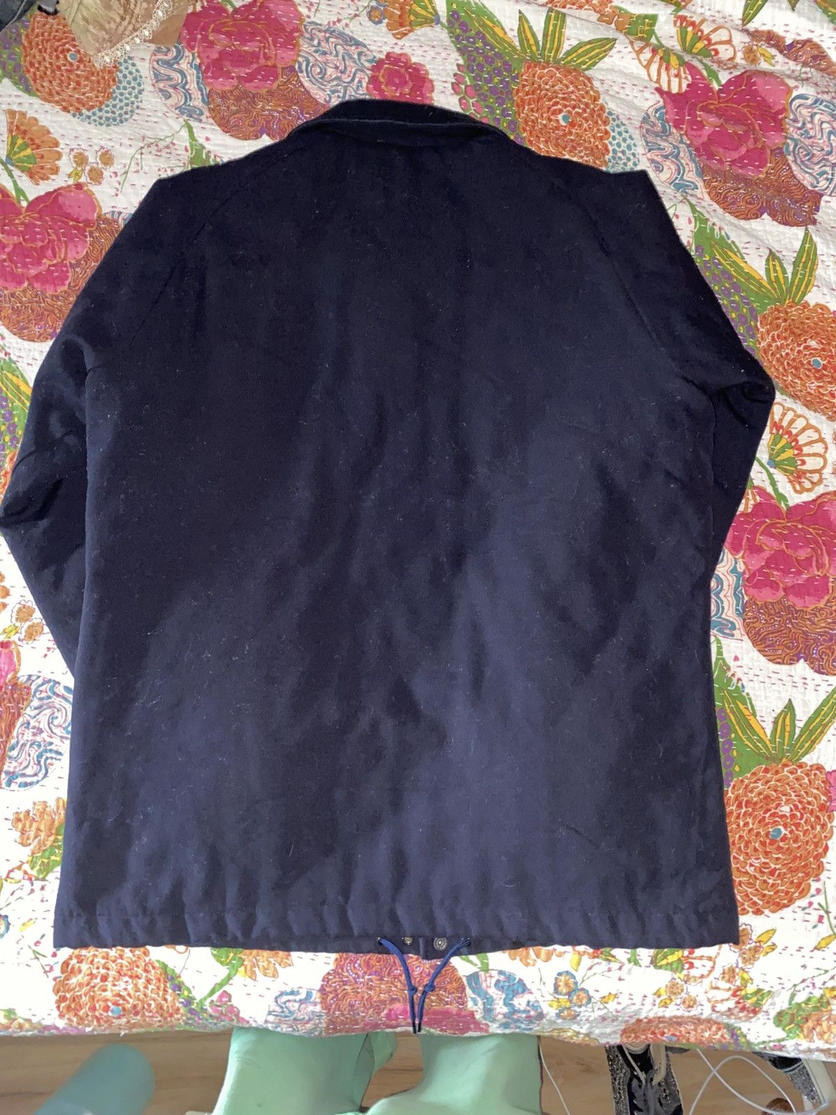 New Era × Yohji Yamamoto YOHJI YAMAMOTO X NEW ERA WOOL BUTTON-UP JACKET Size US XL / EU 56 / 4 - 4 Thumbnail