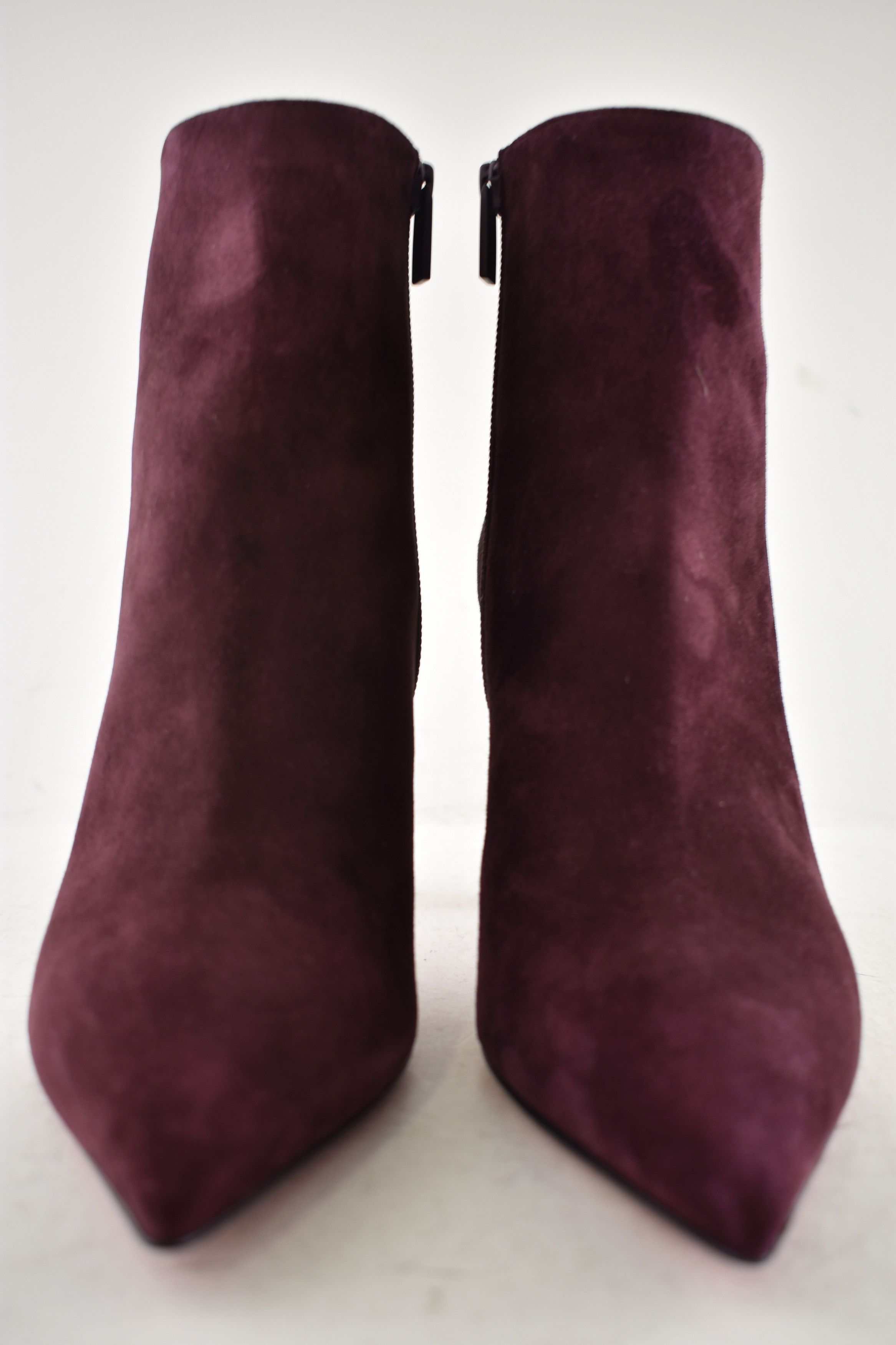 Christian Louboutin Vibella Booty 85 Amara Burgundy Red Pointed Heel Bootie 41 Size US 11 / IT 41 - 8 Thumbnail