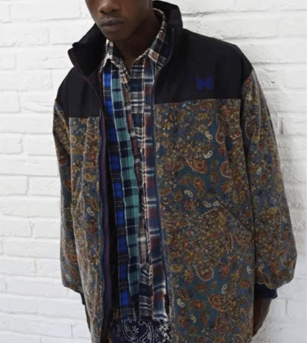 Needles Needles Miyagi Hideaka Paisley Collaboration Down Jacket Size US M / EU 48-50 / 2 - 9 Thumbnail