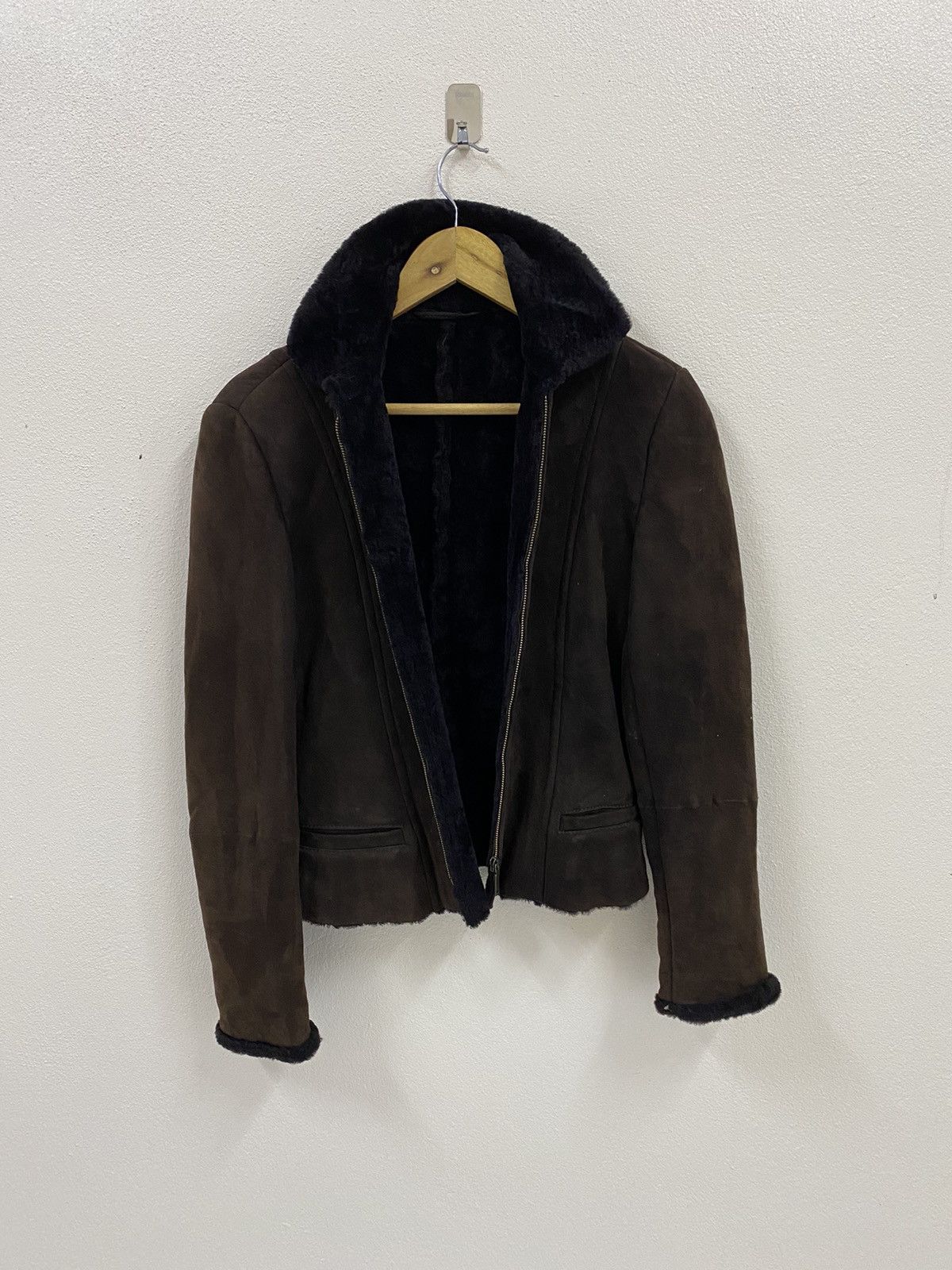 Max Mara Weekend Max Mara Leather Verra Pelle Jacket Size XS / US 0-2 / IT 36-38 - 2 Thumbnail