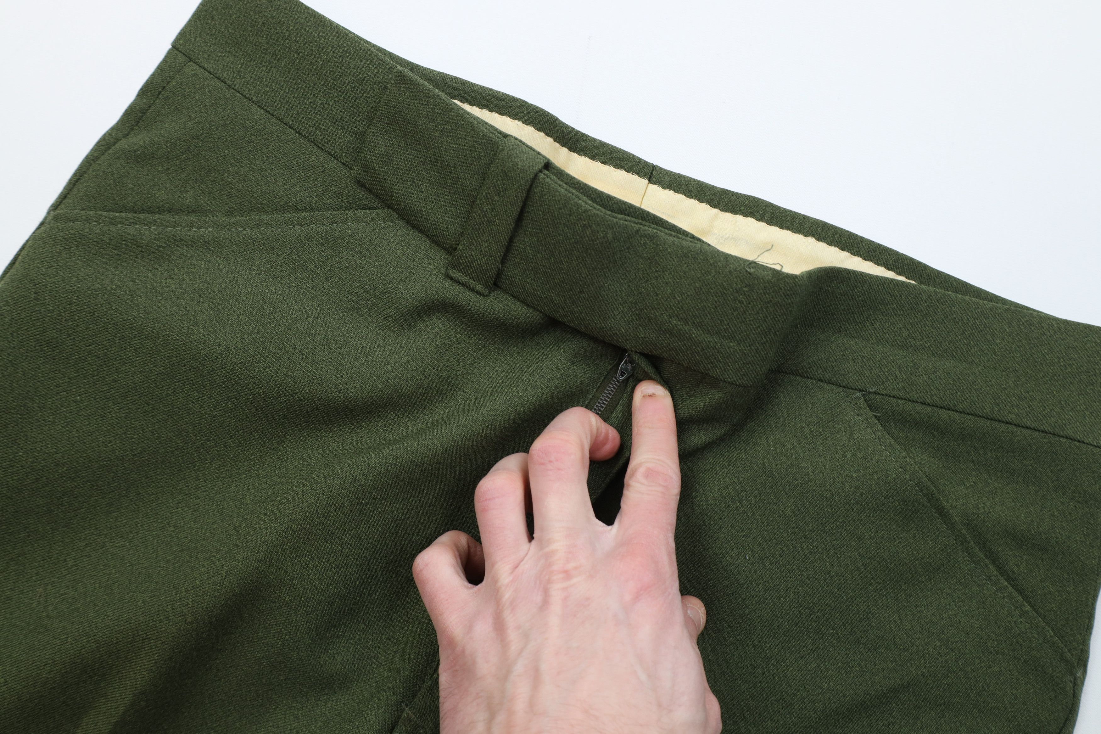 Vintage Vintage 70s Streetwear Wide Leg Chino Pants Avocado USA Size US 36 / EU 52 - 8 Thumbnail