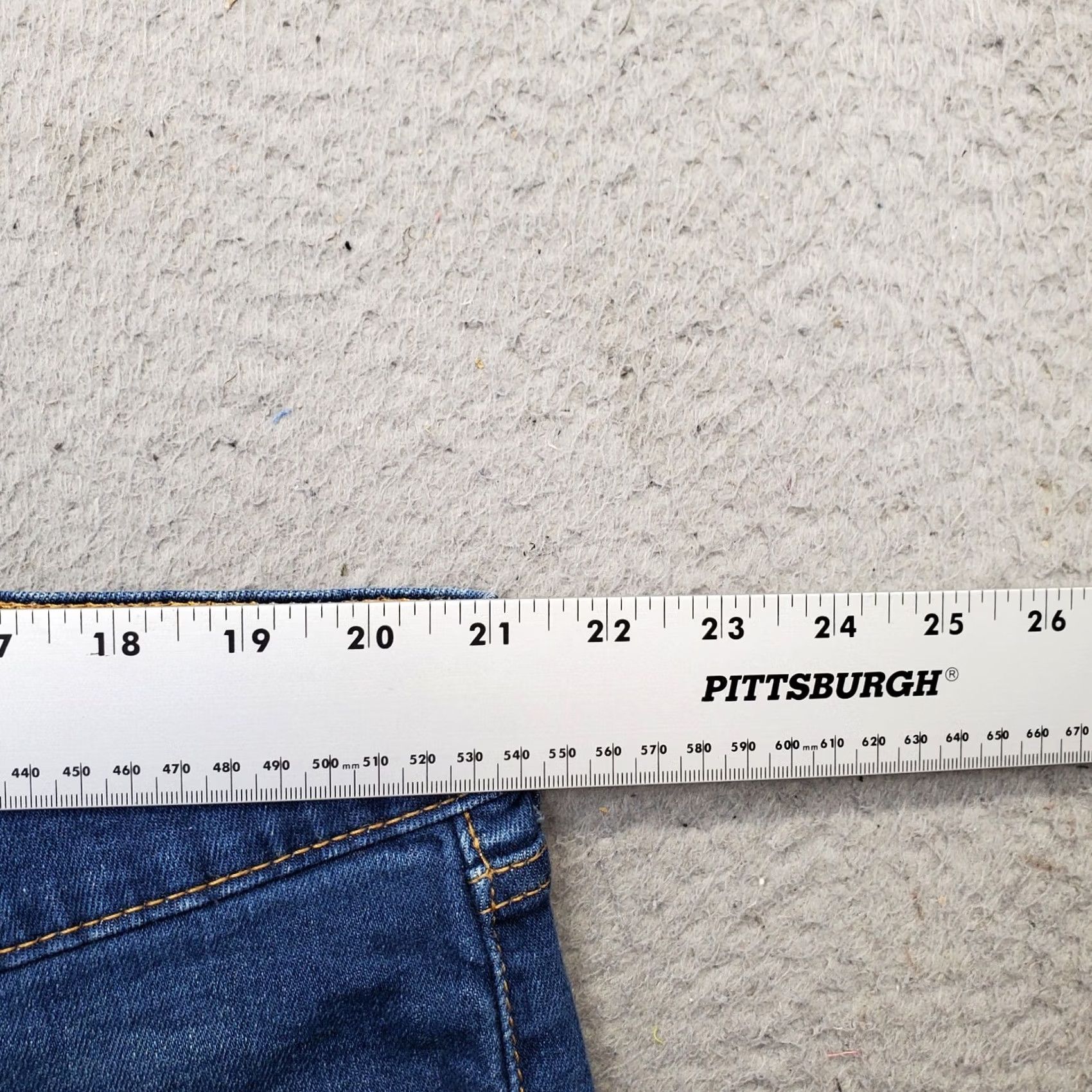 Levi's Levi Strauss & Co. Whiskered Faded Jeans Mens Size 42x30 Blue Denim Straight Leg Size US 42 / EU 58 - 5 Thumbnail
