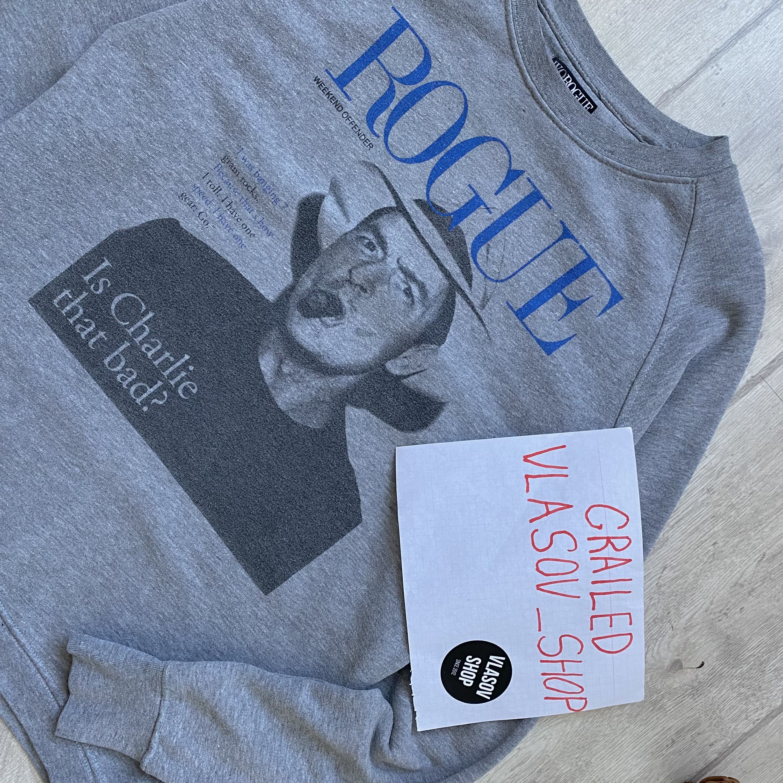 MA.STRUM 🚬 Vintage 00s Weekend Offender Rogue Sweatshirt Crewneck Size US S / EU 44-46 / 1 - 8 Thumbnail